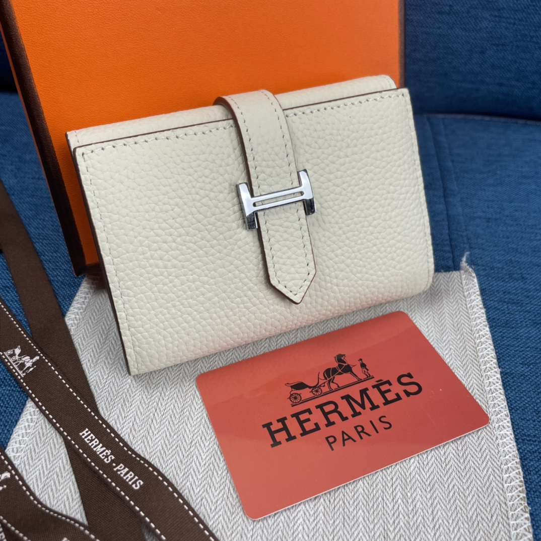 H**mes constance togo leather-10*12cm