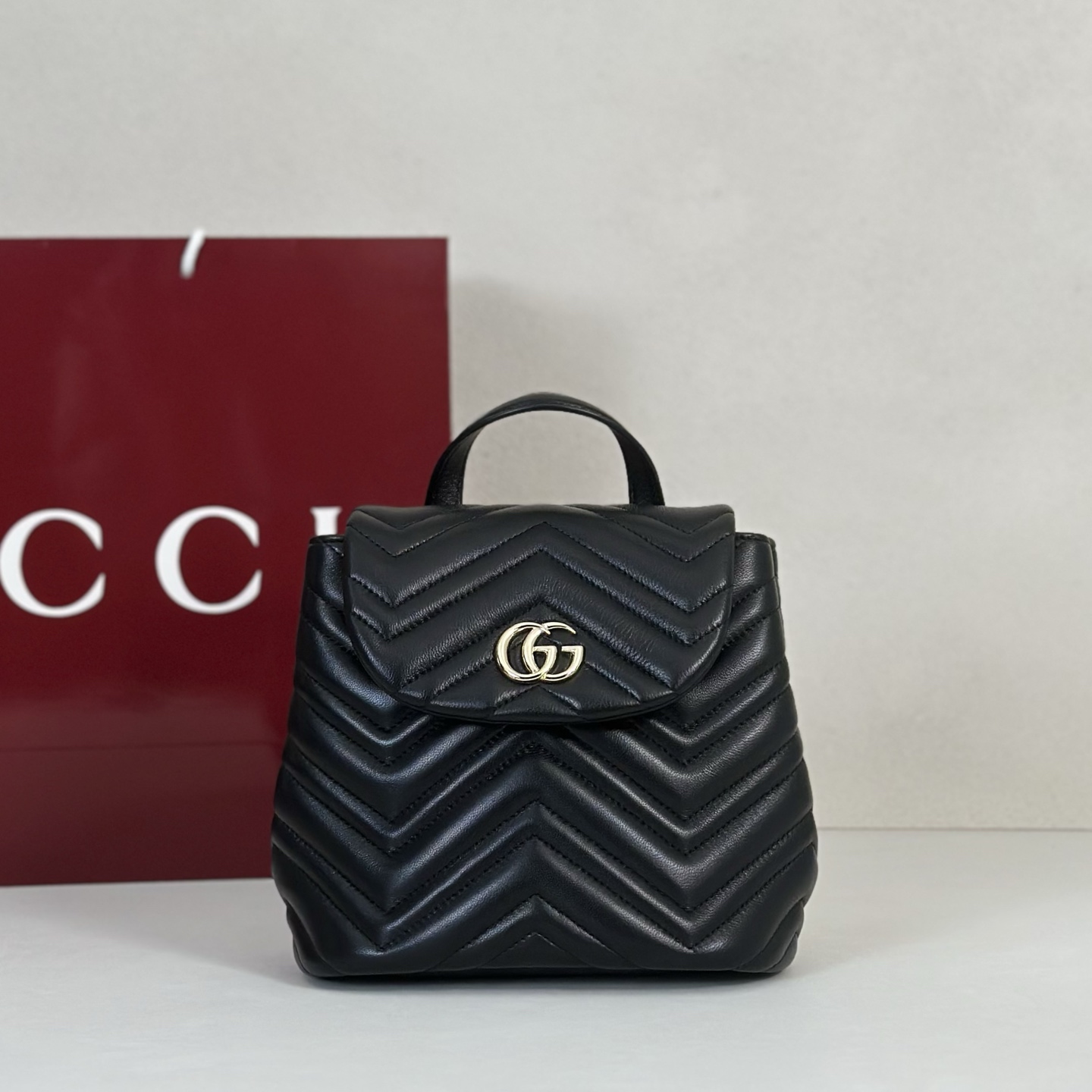 Gvc*1 Mini Marmont Backpack-20*11*18CM