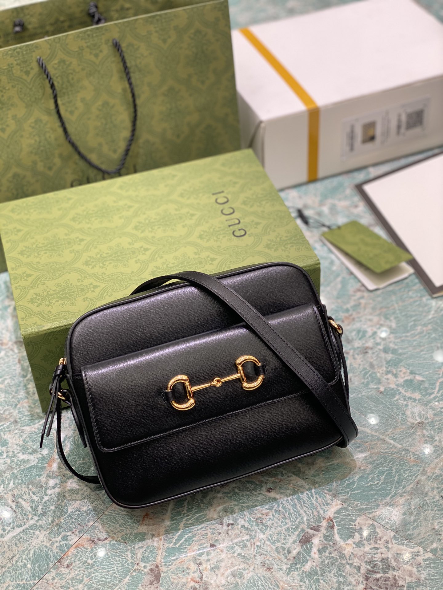 G*u*i 1955 handbag-22.5*17*6.5cm