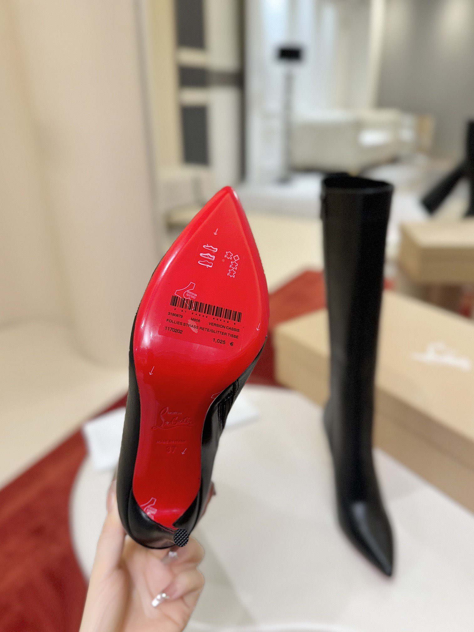 Chr1st1an louboutin boots-10cm