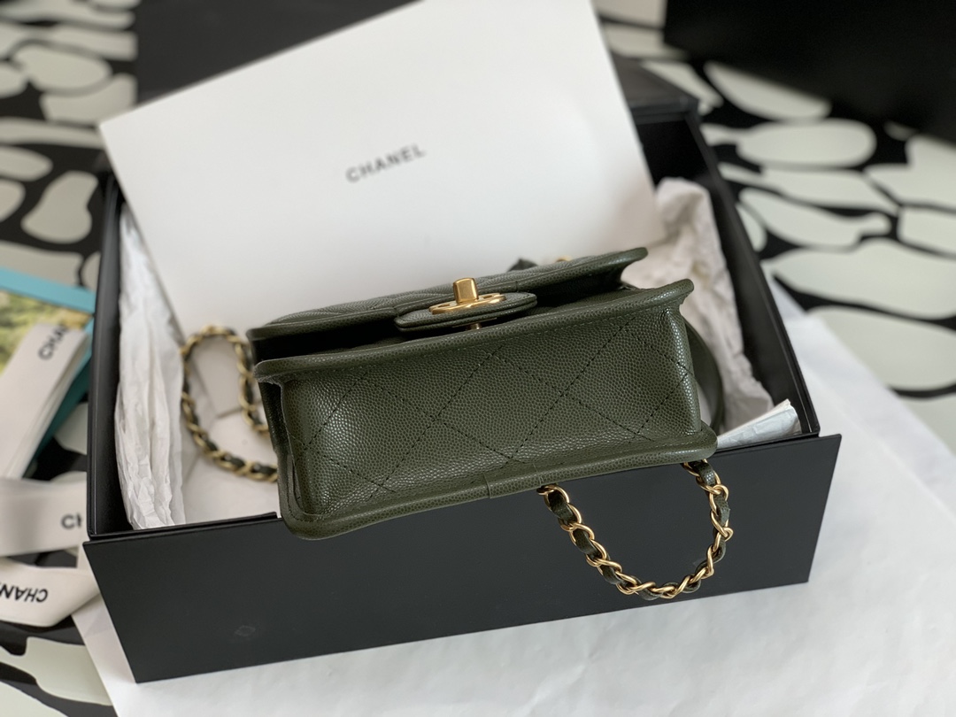 Ch@nel Flap Bag-17*20.5*6CM