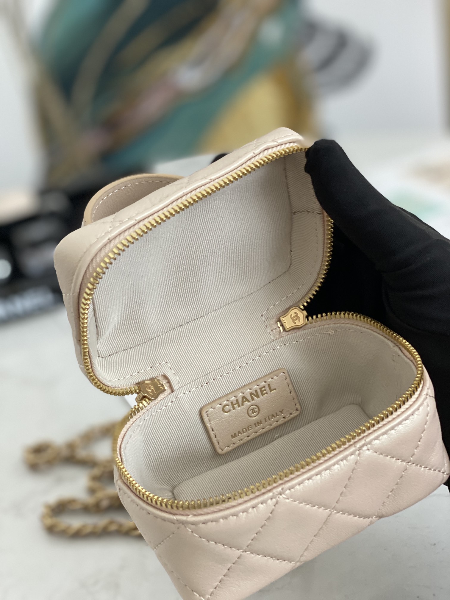 Ch@nel Vanity Bag-11.5x12x7CM