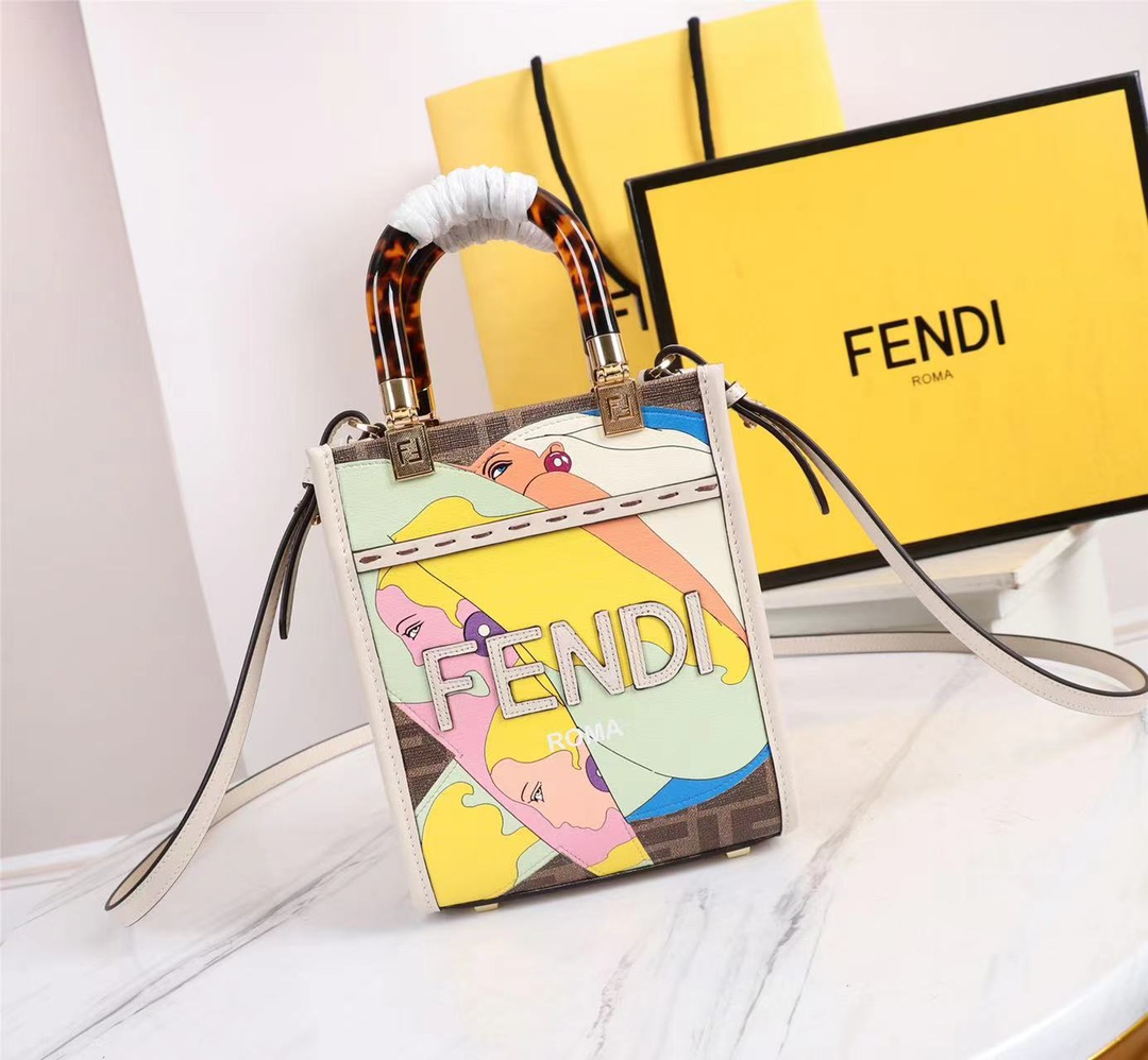 F**di mini tote bag-13*18*6.5cm