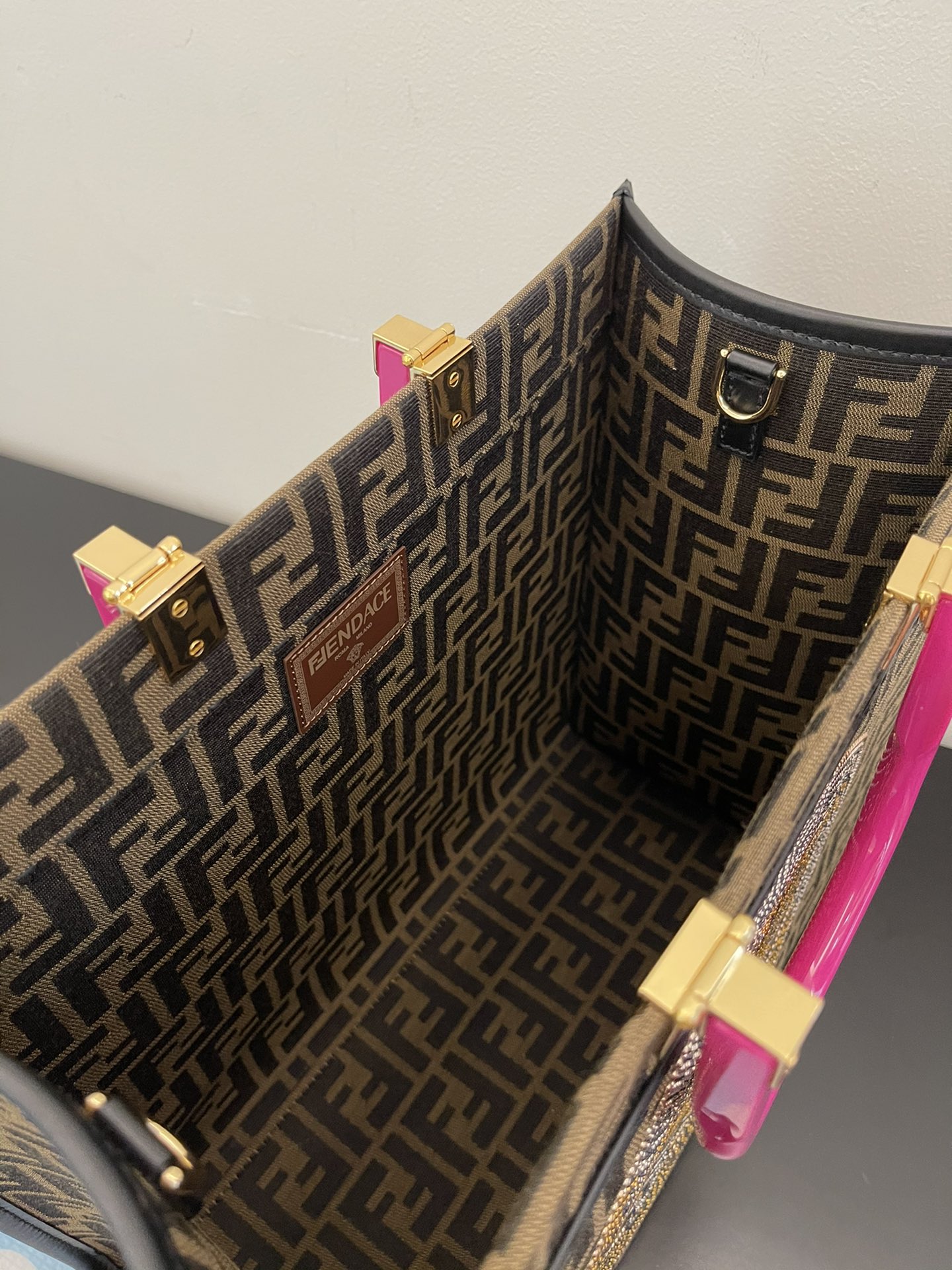 F**di & versace tote-36*17*31cm
