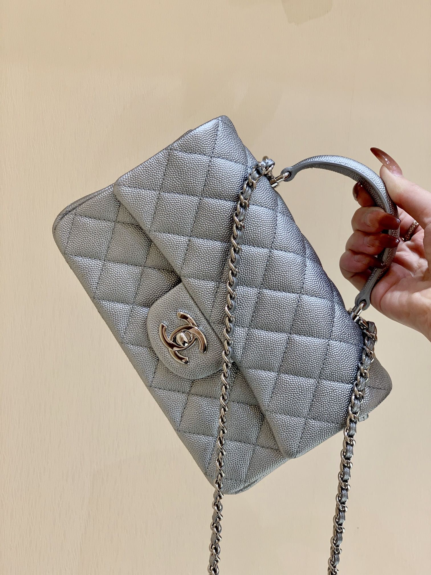 Ch@nel Flap Bag-20*13*9CM