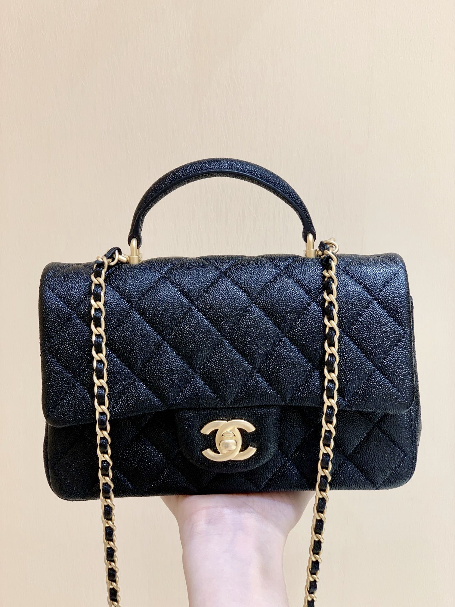 Ch@nel Flap Bag-20*13*9CM