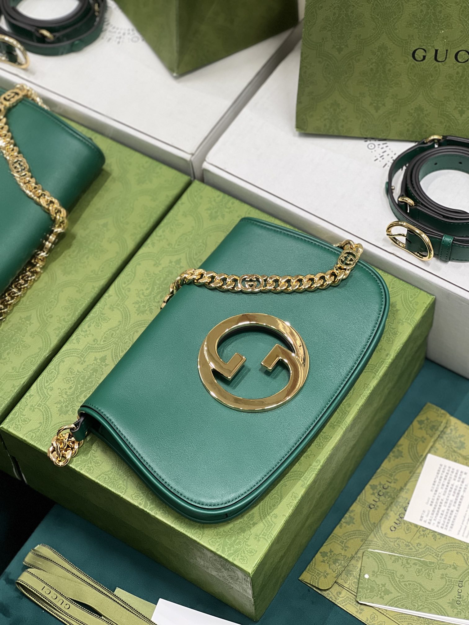 G*u*i blondie shoulder bag-28*16*4cm