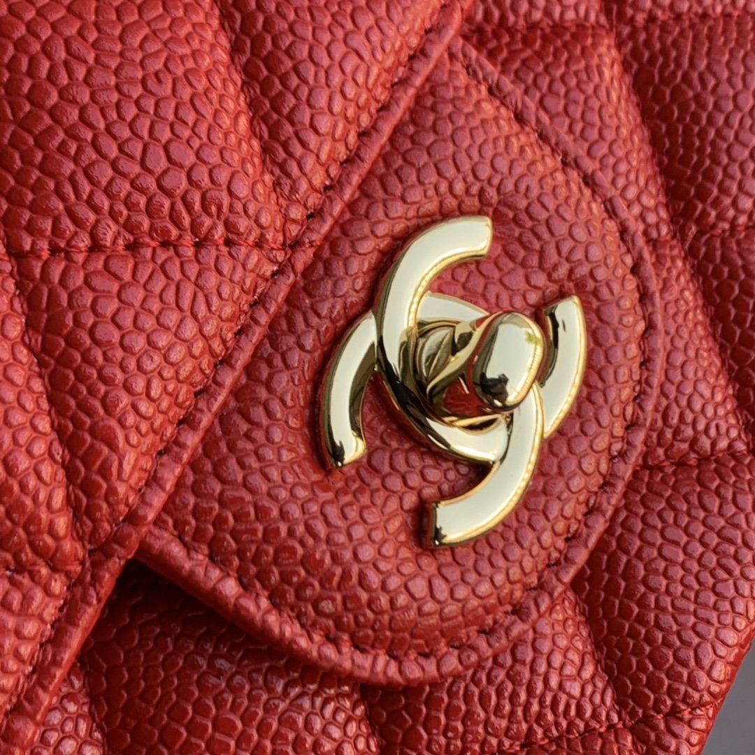 Ch@nel Flap Bag-Caviar Leather-25CM