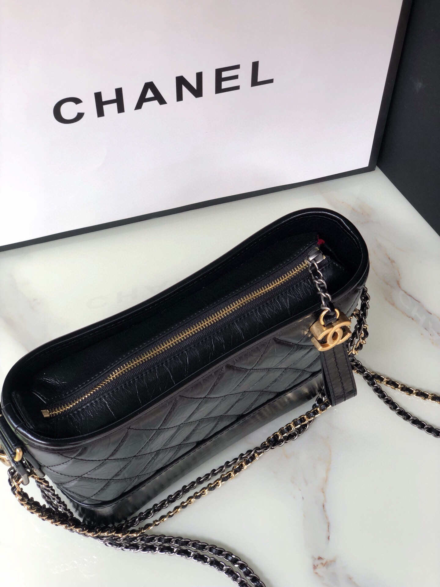 Ch@nel Medium Gabrielle Handbags-25CM