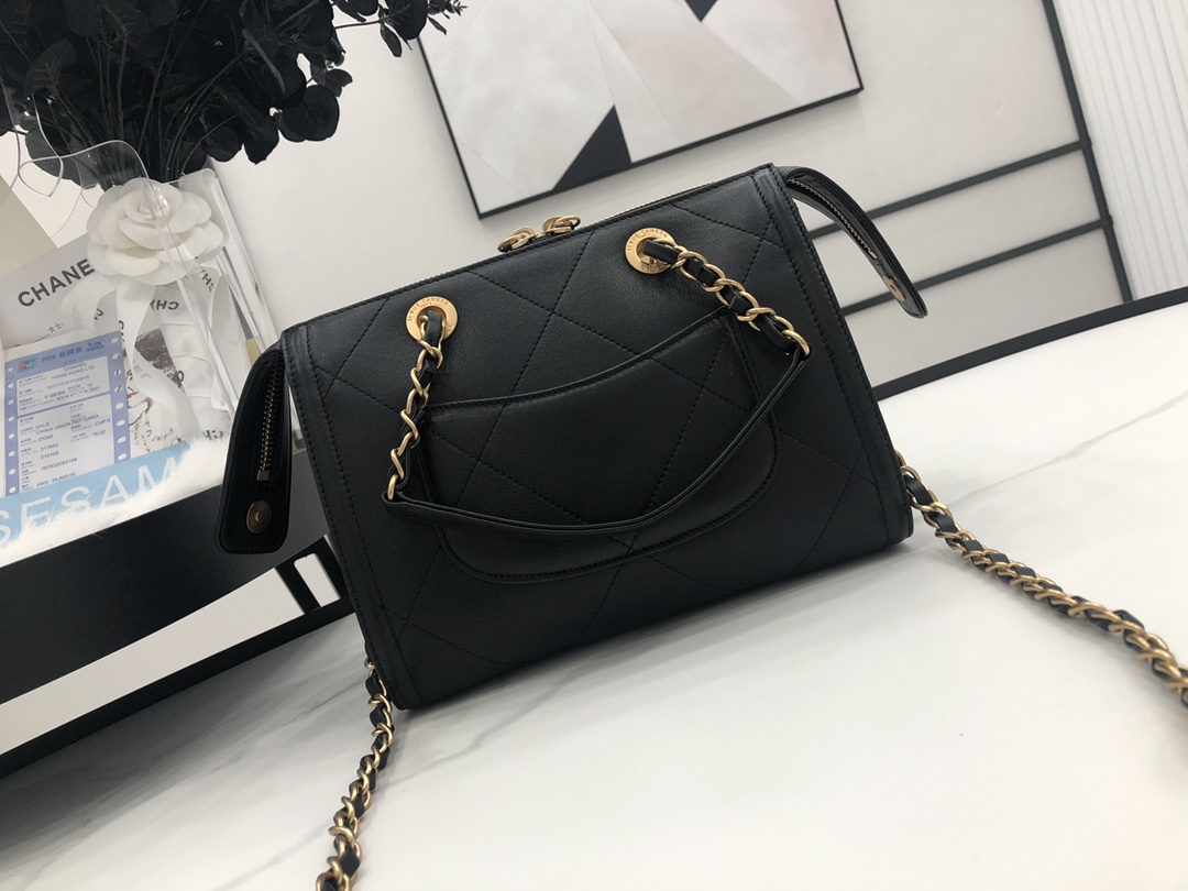Ch@nel Boston Pillow Bag-22.5*13*18CM