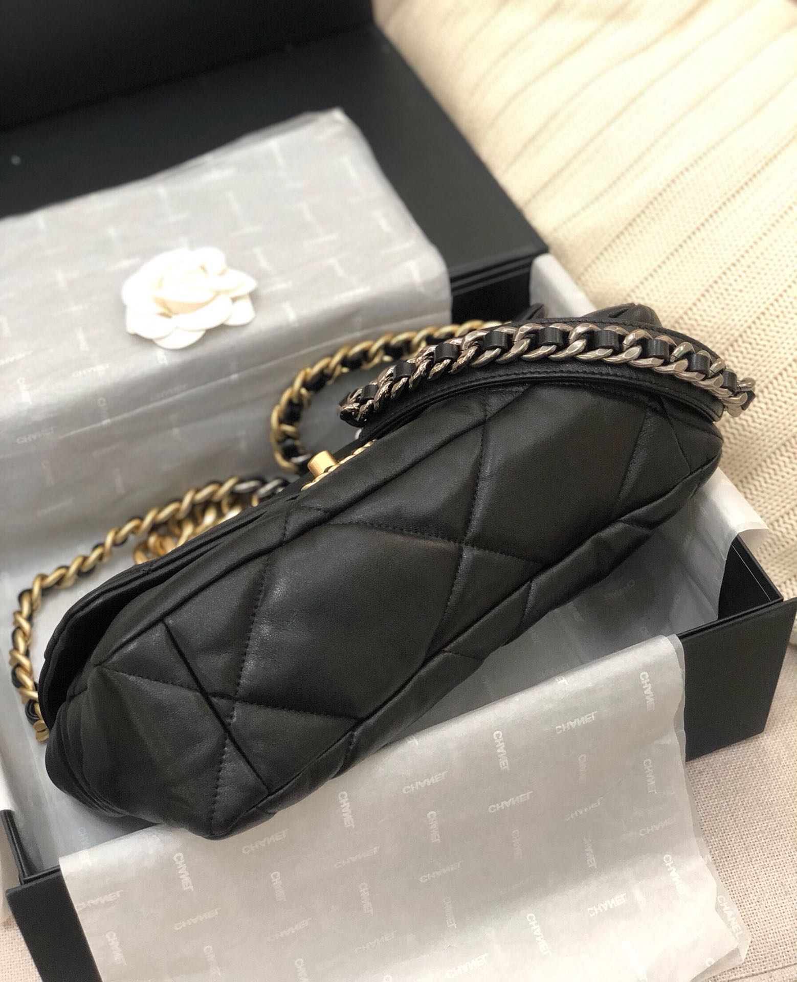 Ch@nel 19 Flap Bag-26&30&36CM