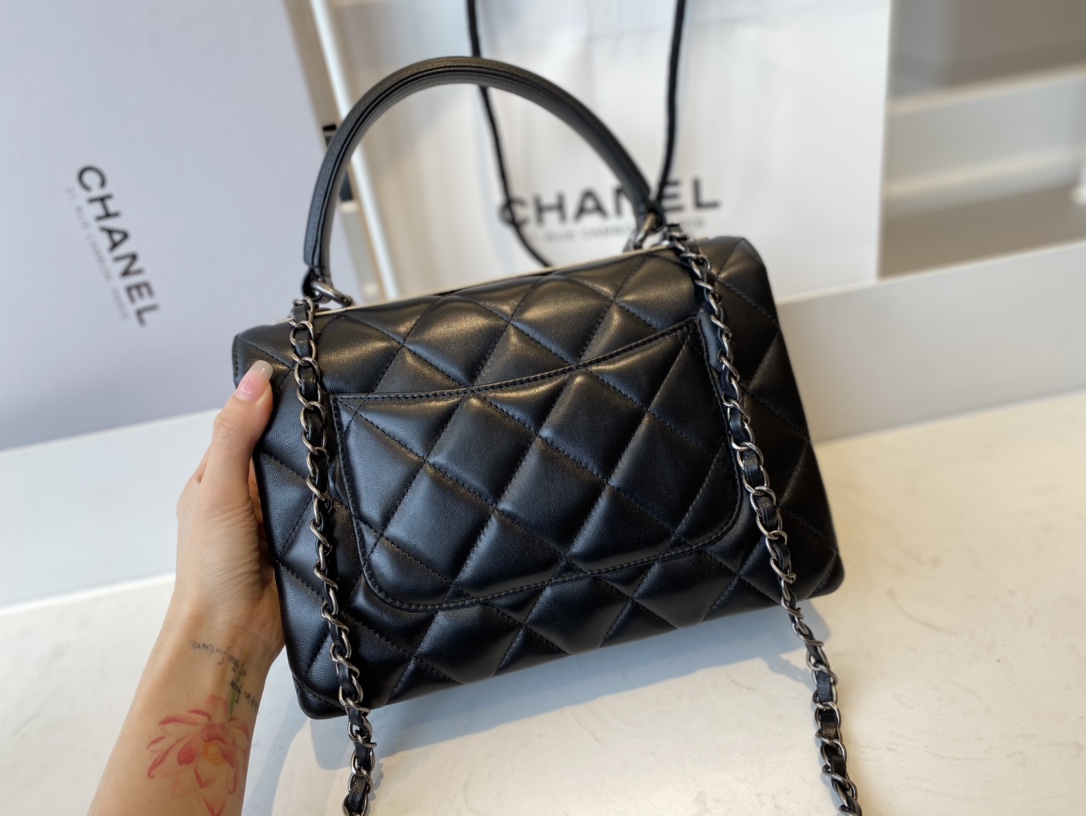 Ch@nel Trendy CC-Ancient Silver-25*17*12CM