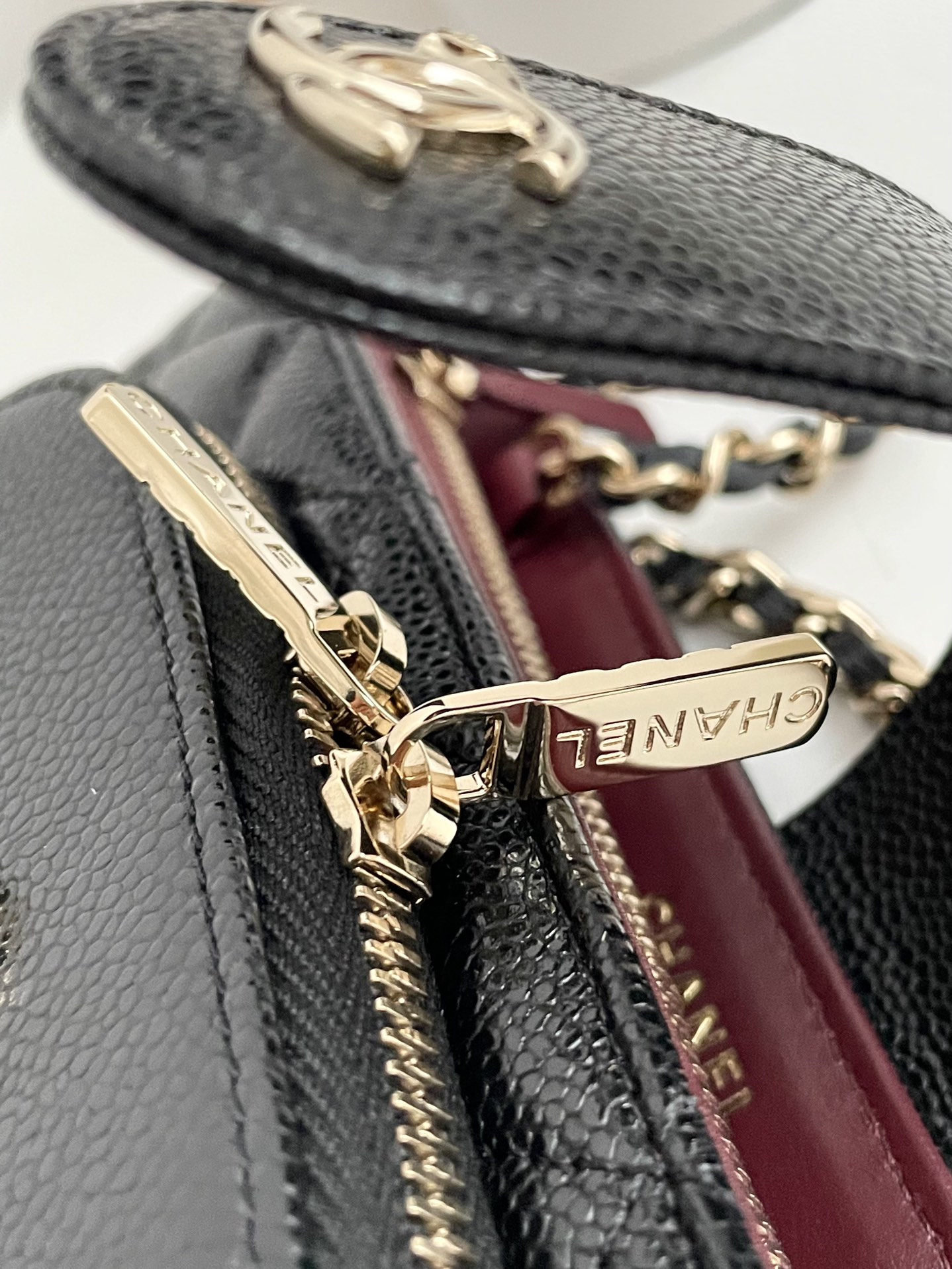 Ch@nel Chain Coin Purse-19*10*3.5CM