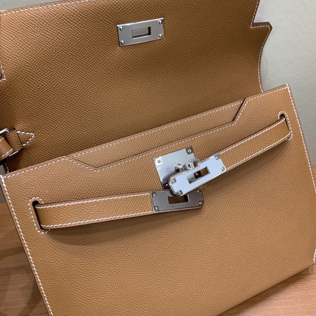 H**me5 Epsom Kelly Depeches 25 Pouch-29CM