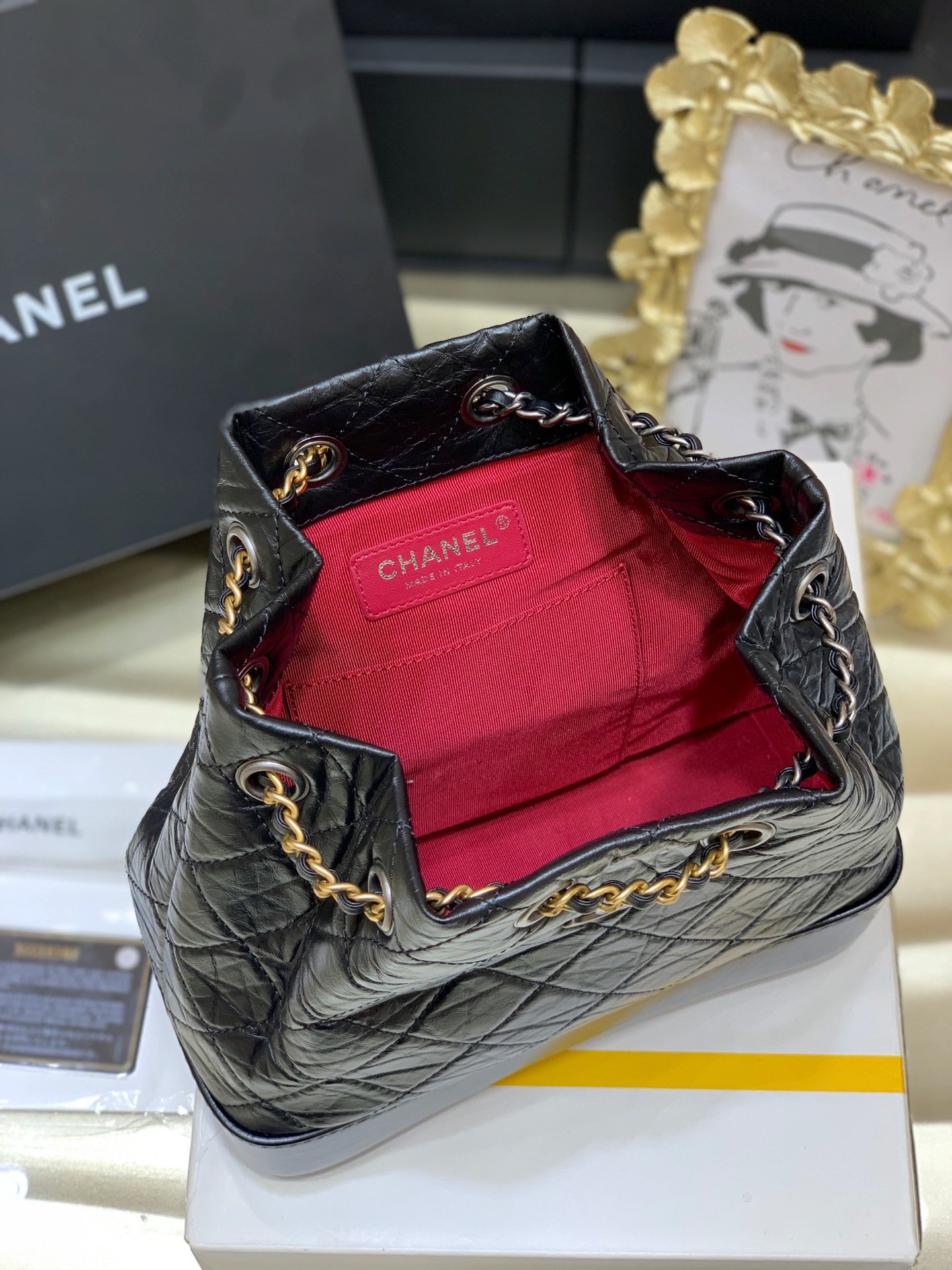 Ch@nel Gabrielle Backpack-23x22.5x10.5CM
