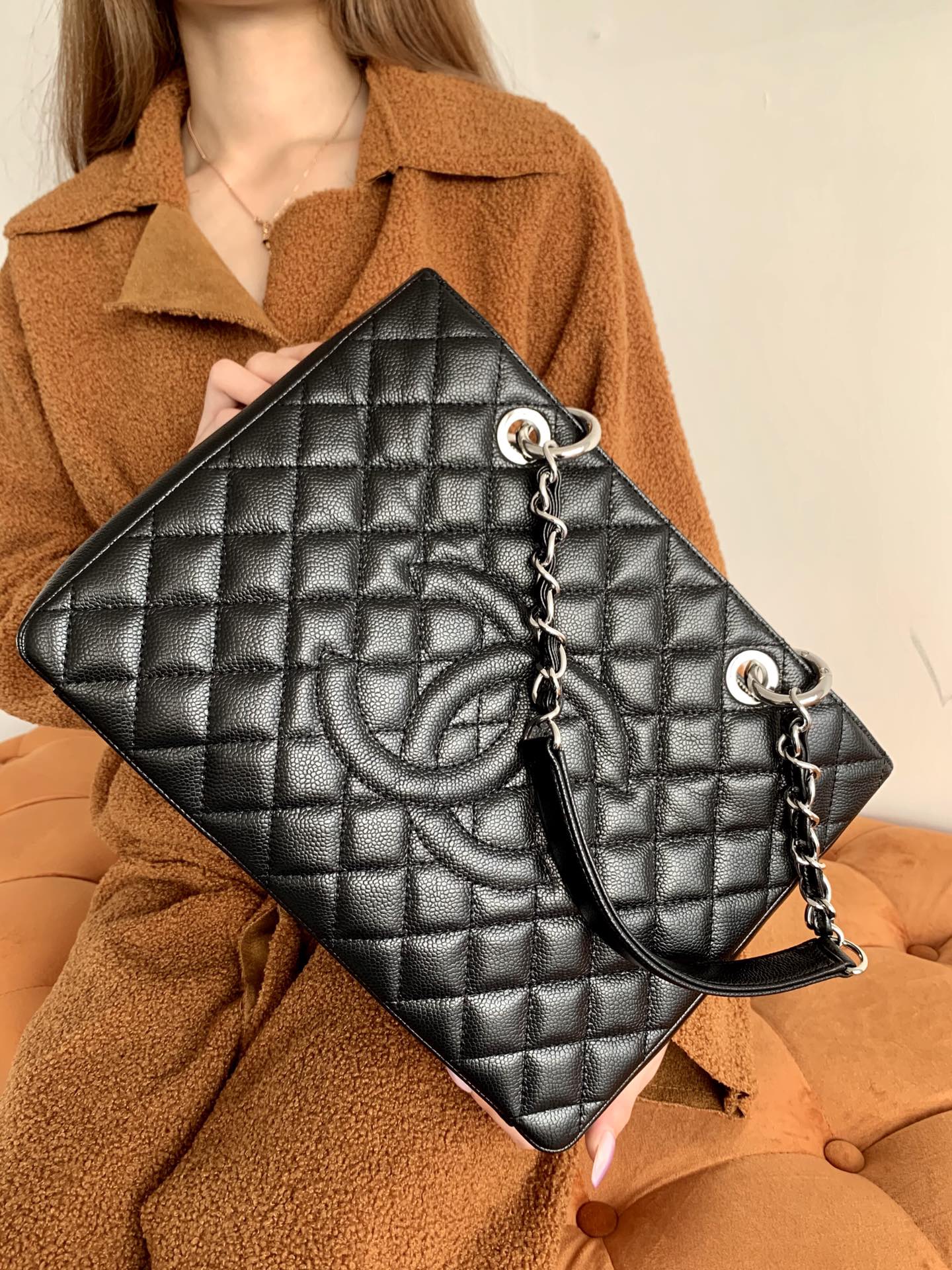 Ch@nel Grand Shopping Tote-34x24x12CM