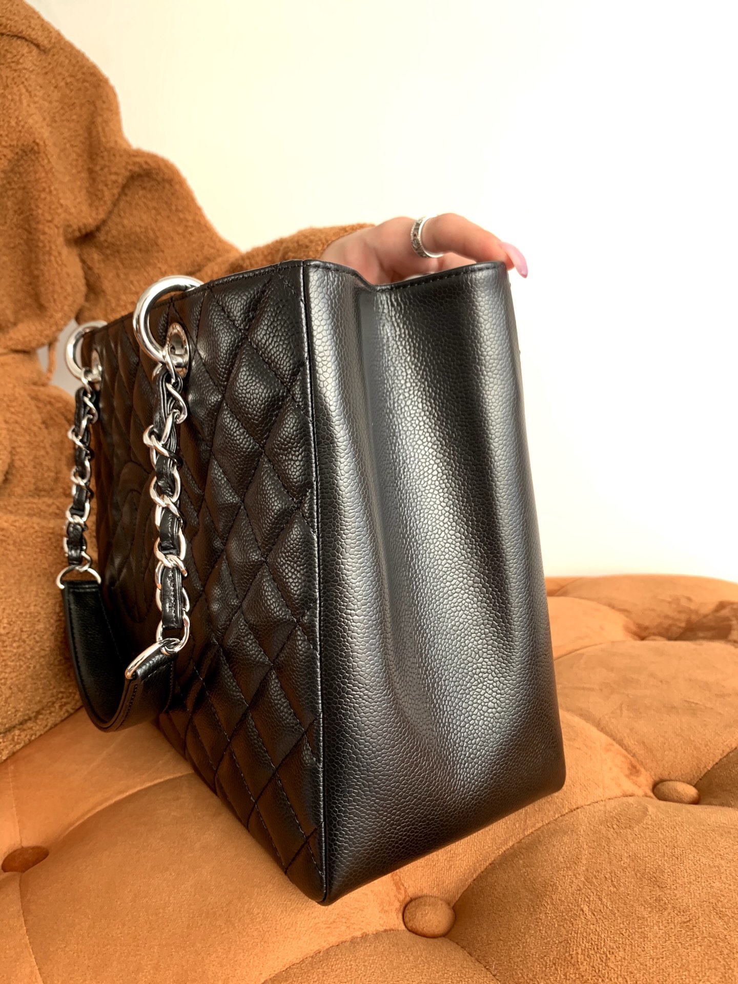 Ch@nel Grand Shopping Tote-34x24x12CM
