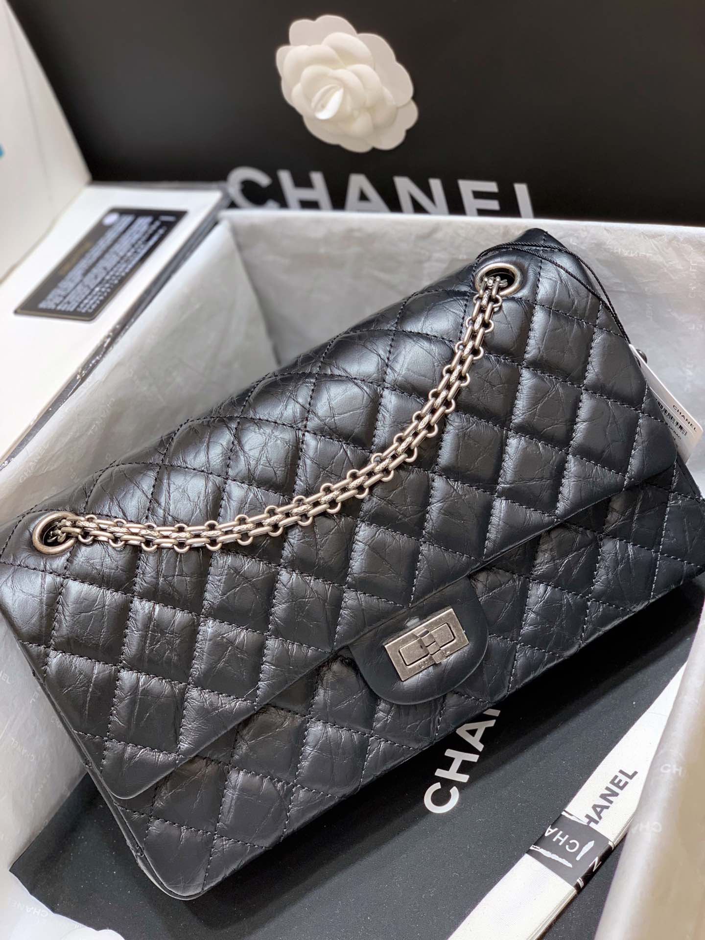 Ch@nel Reissue 2.55 Flap Bag -28CM