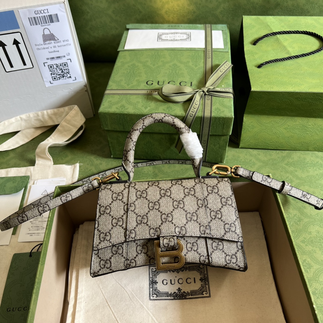 G*u*i&ba*len*cia*ga hourglass bag-19cm