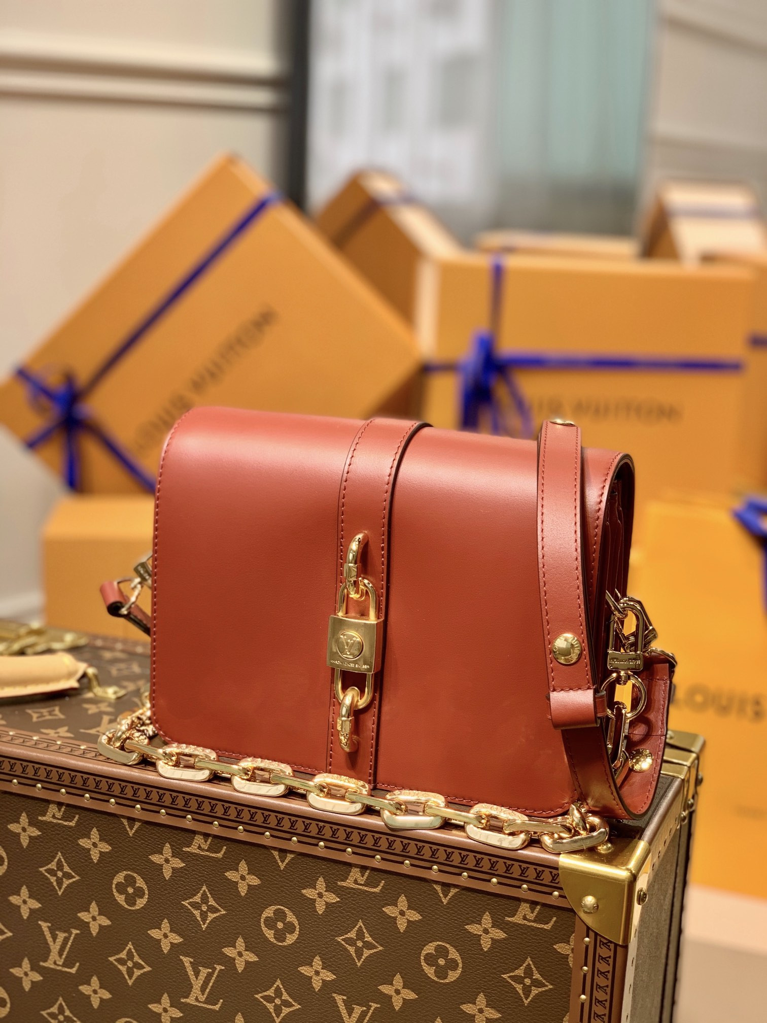 l0*is V*t0n rendez-vous handbags-m57745-17*22*7cm