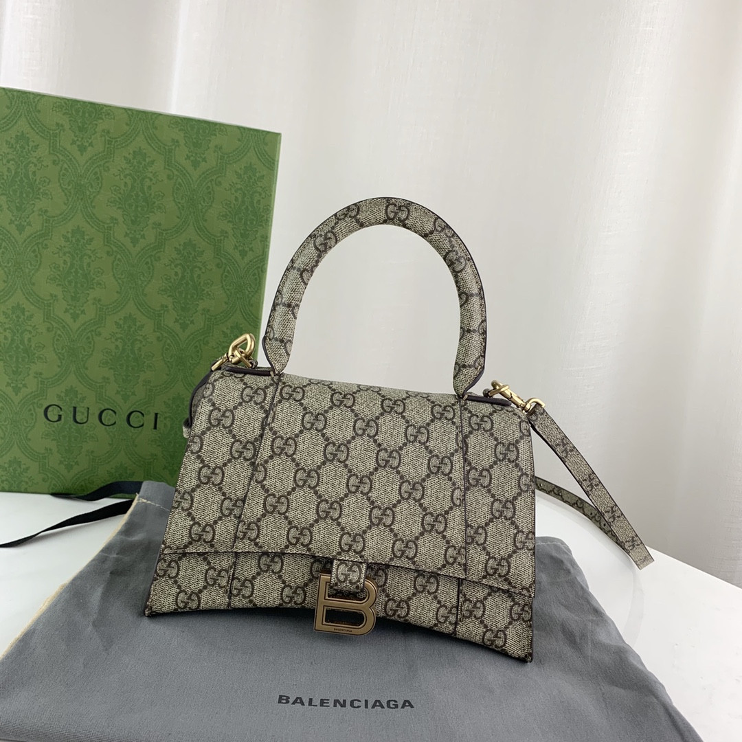 G*u*i&ba*len*cia*ga hourglass bag-22.5*14.5*10cm