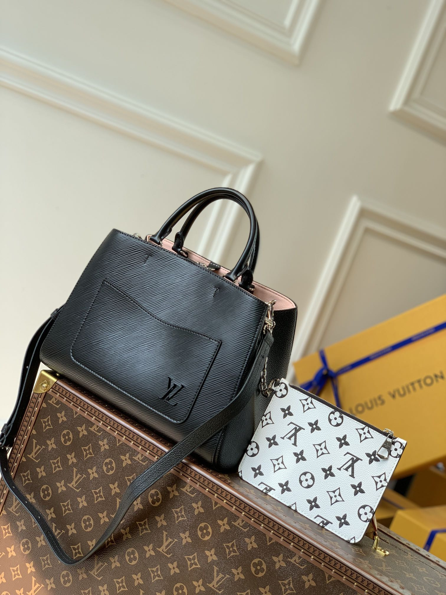 l0*is V*t0n marelle tote -25*17*11&30*21*13cm
