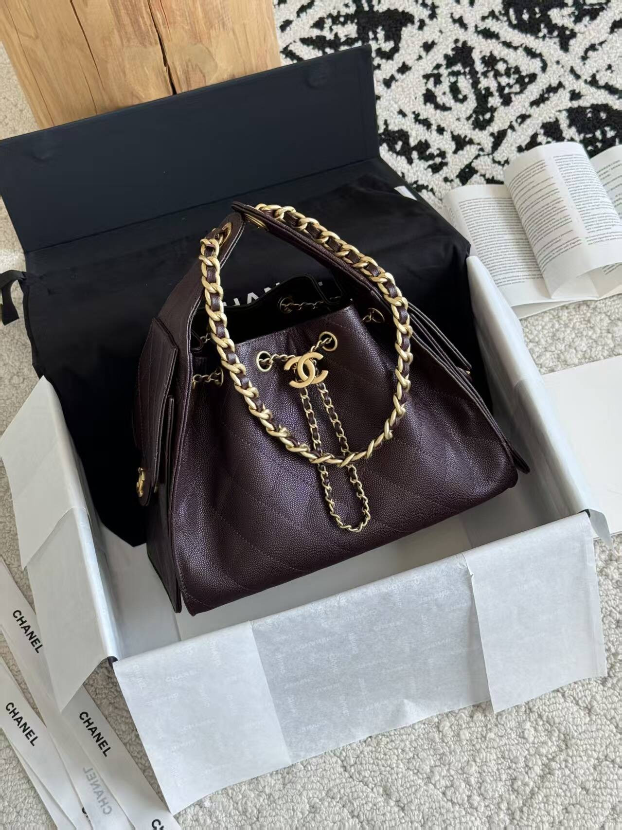 Ch@nel Bag--30*26*14CM