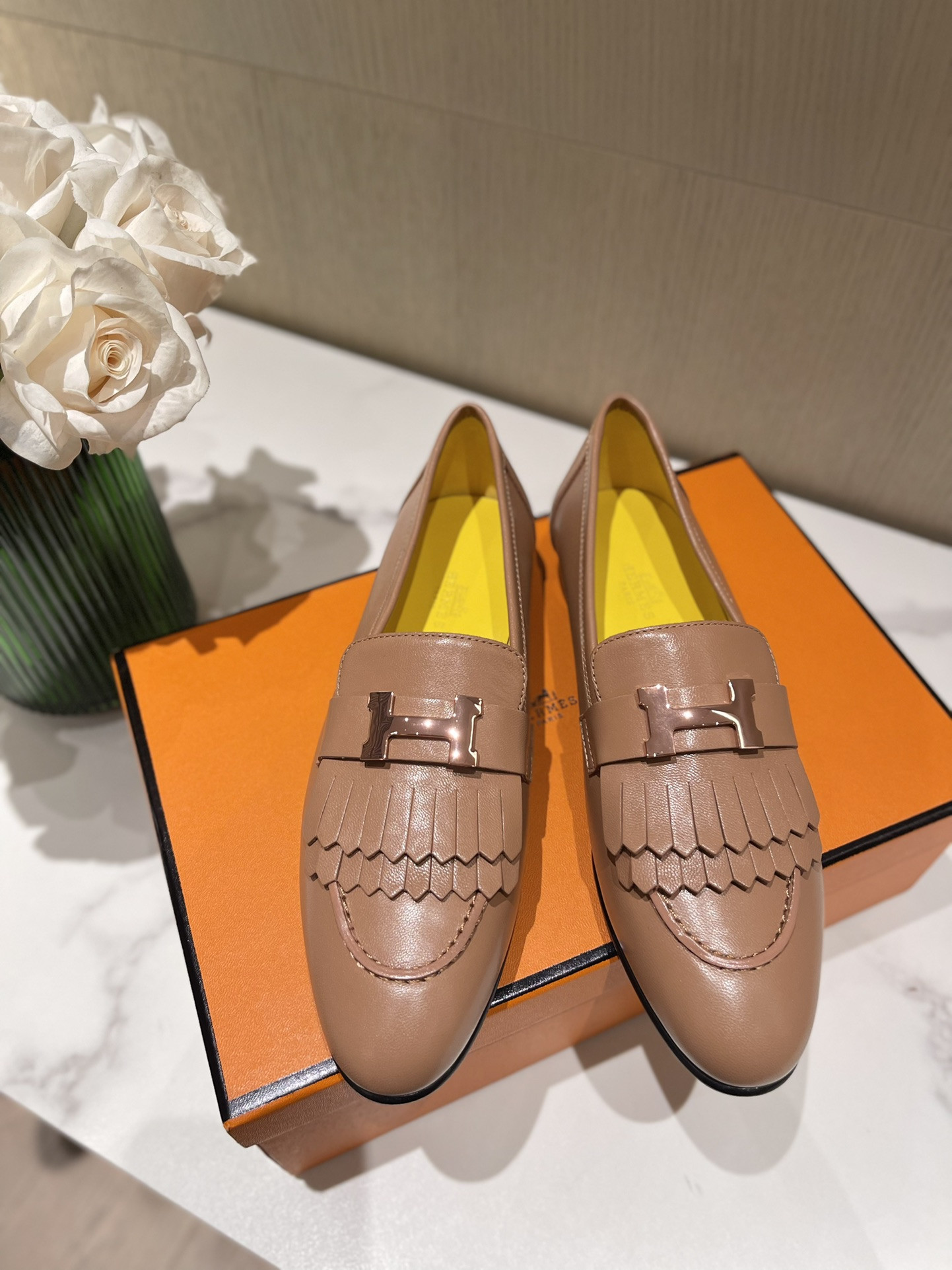 H**mes loafers(eu35-eu40)