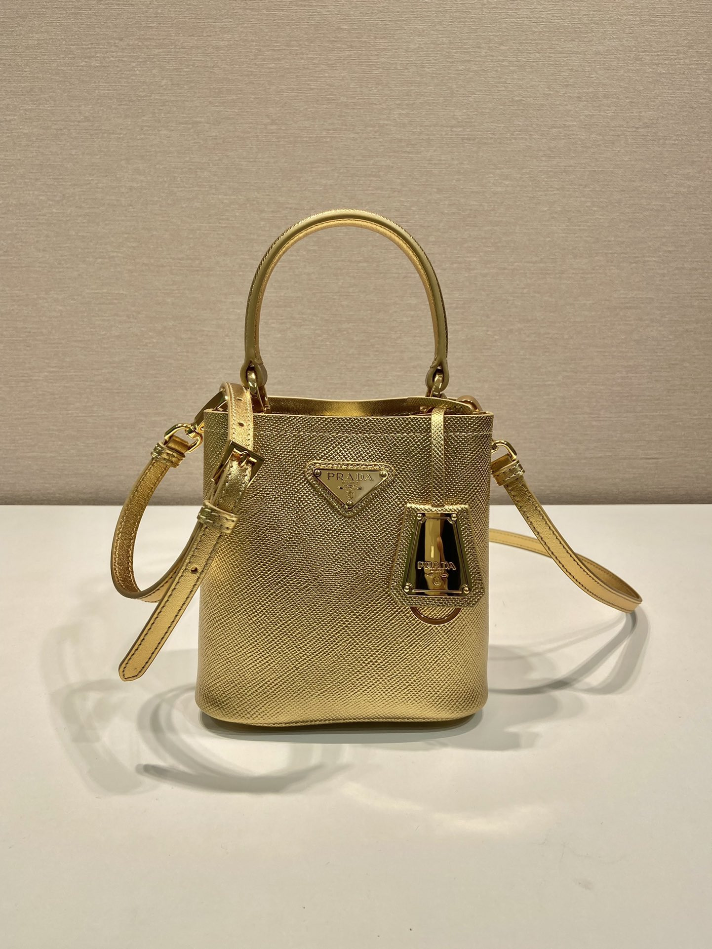 Pra*a 1ba373 tote-15*16*9.5cm