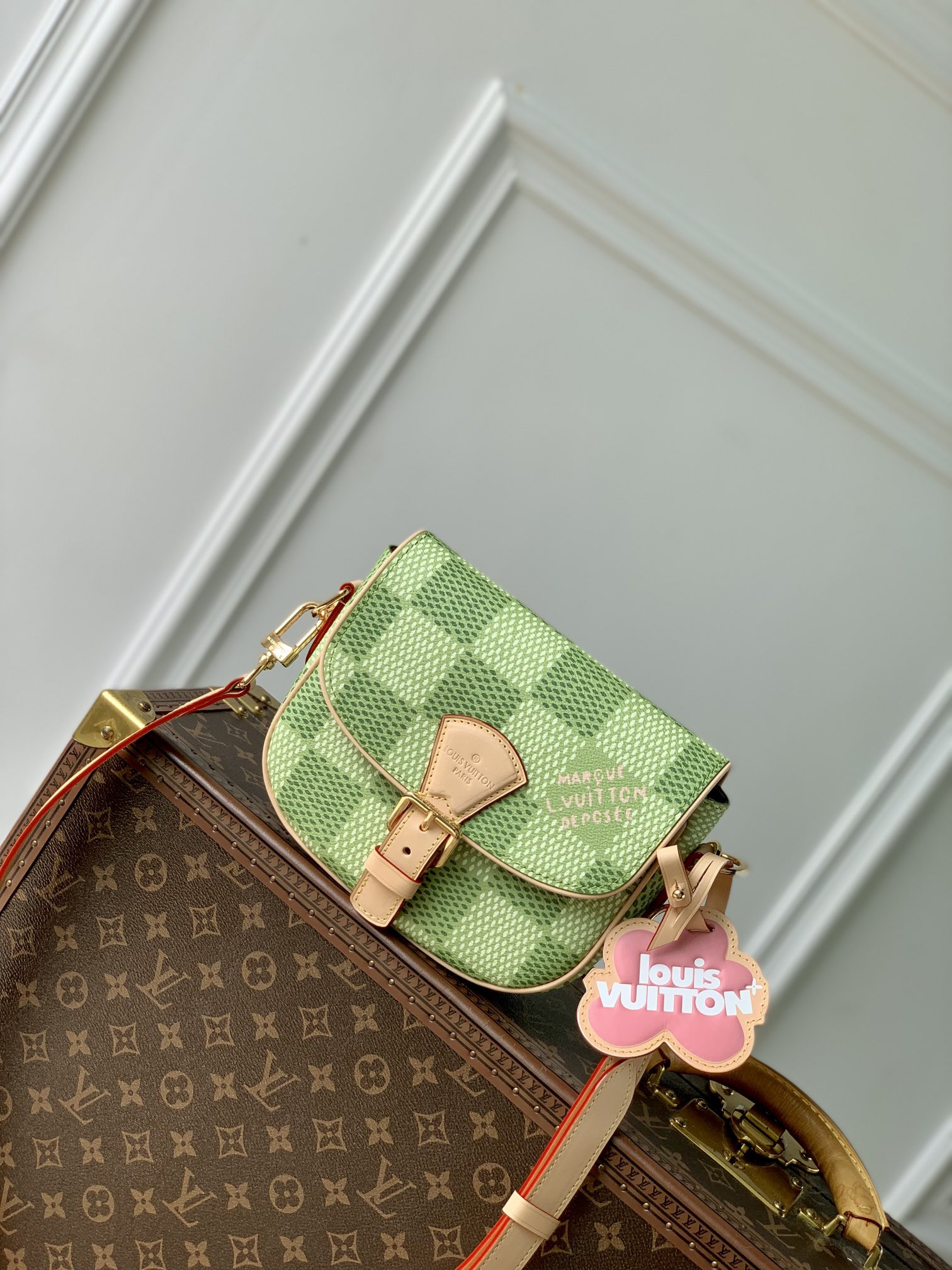 l0*is V*t0n montsouris bag-m47060-20 x 17 x 7cm