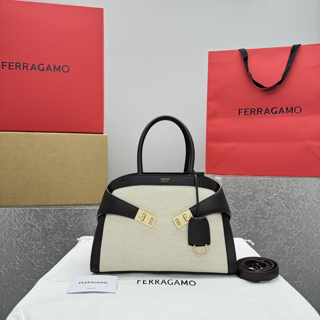 Ferragamo Top-handle Bag-32*22*14CM
