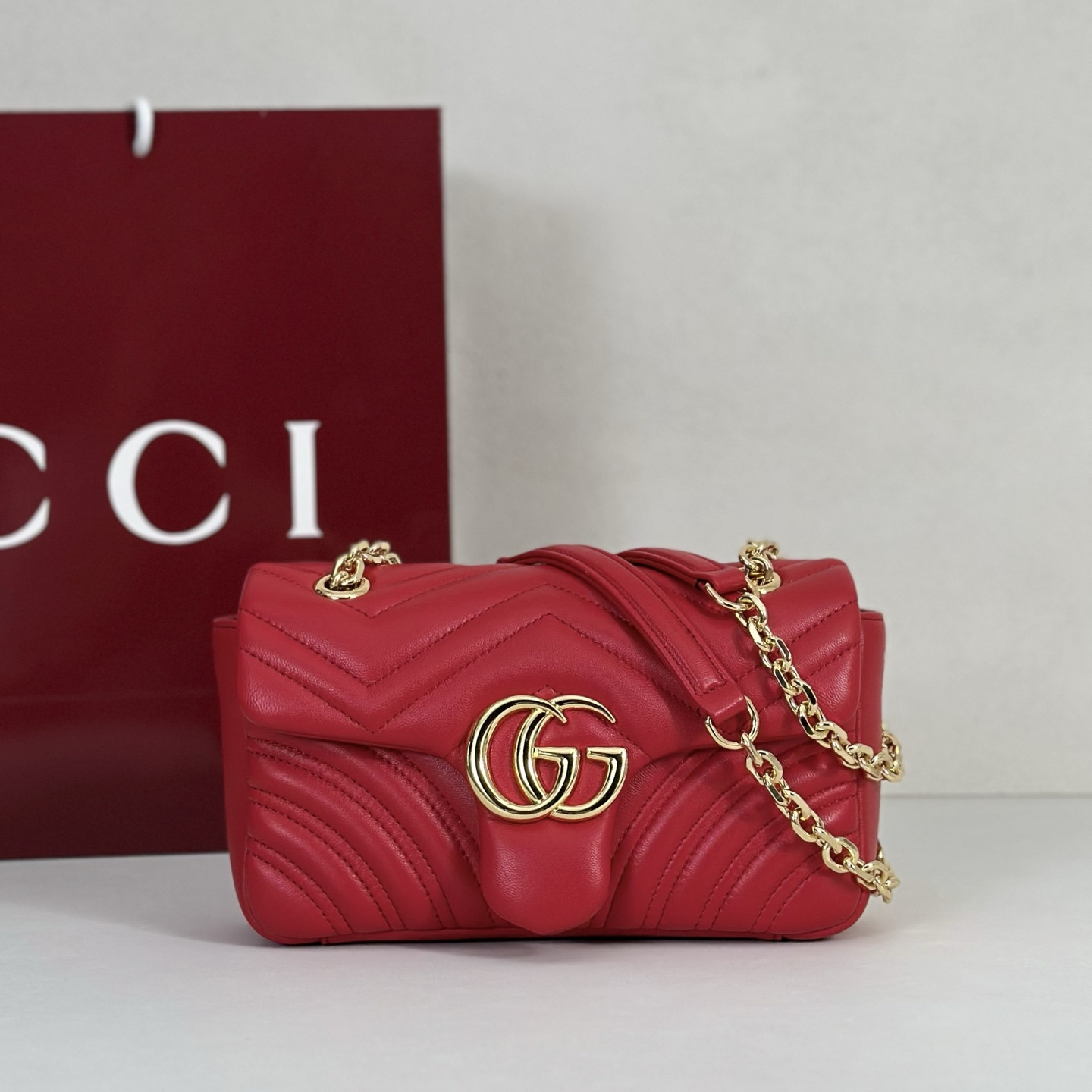 Gvc*1 Marmont Bag-14*23*6CM