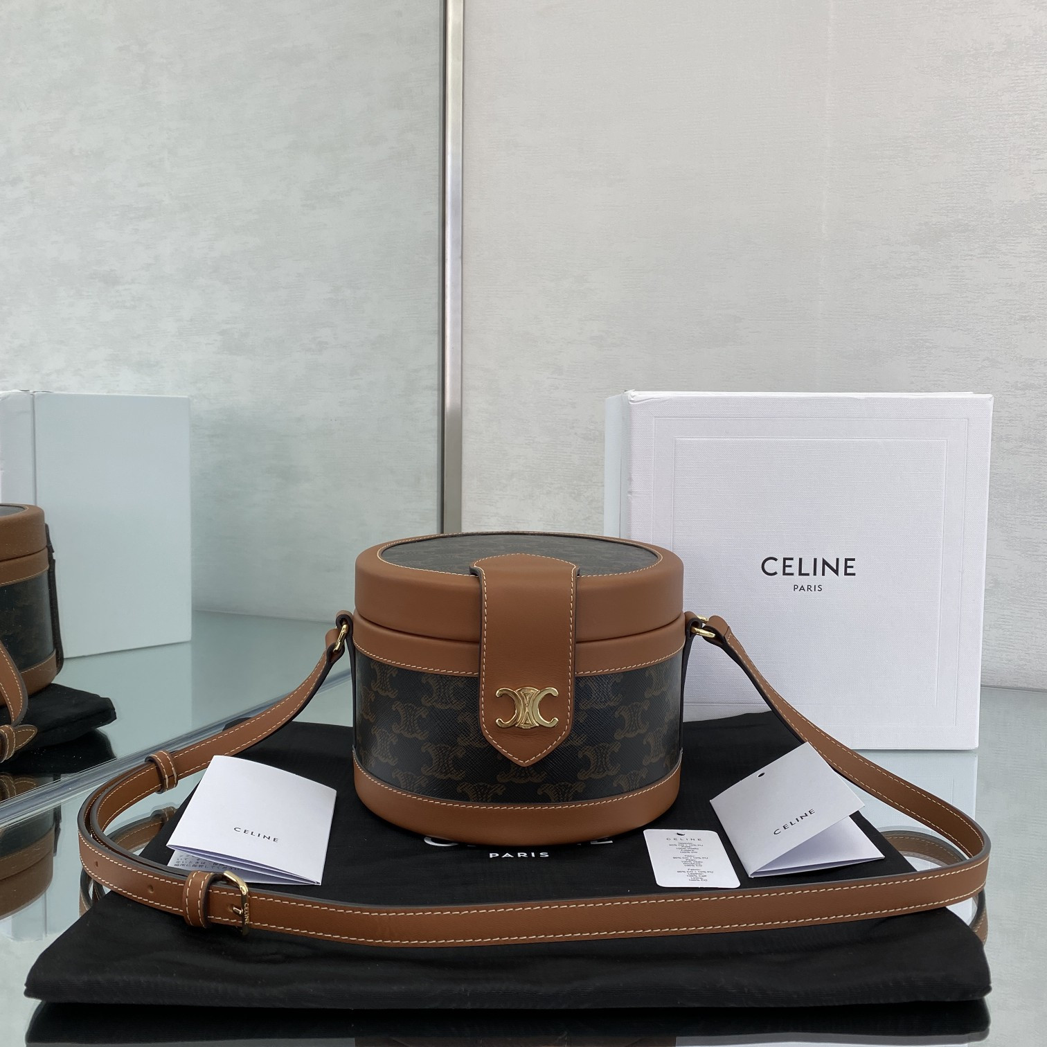 Celin Tambour Bag-17x12x1CM