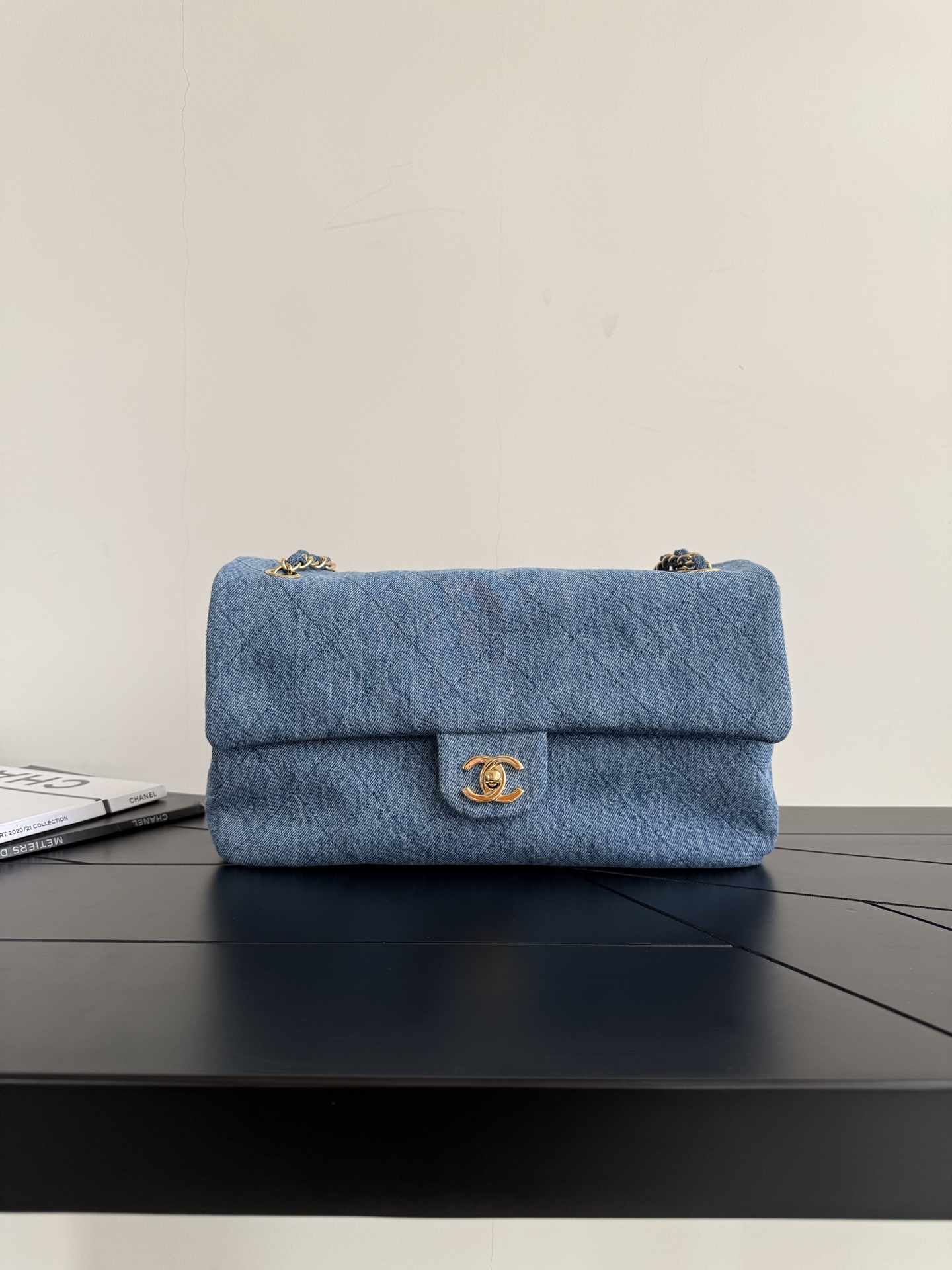 Ch@nel Flap Bag-19×32×10CM