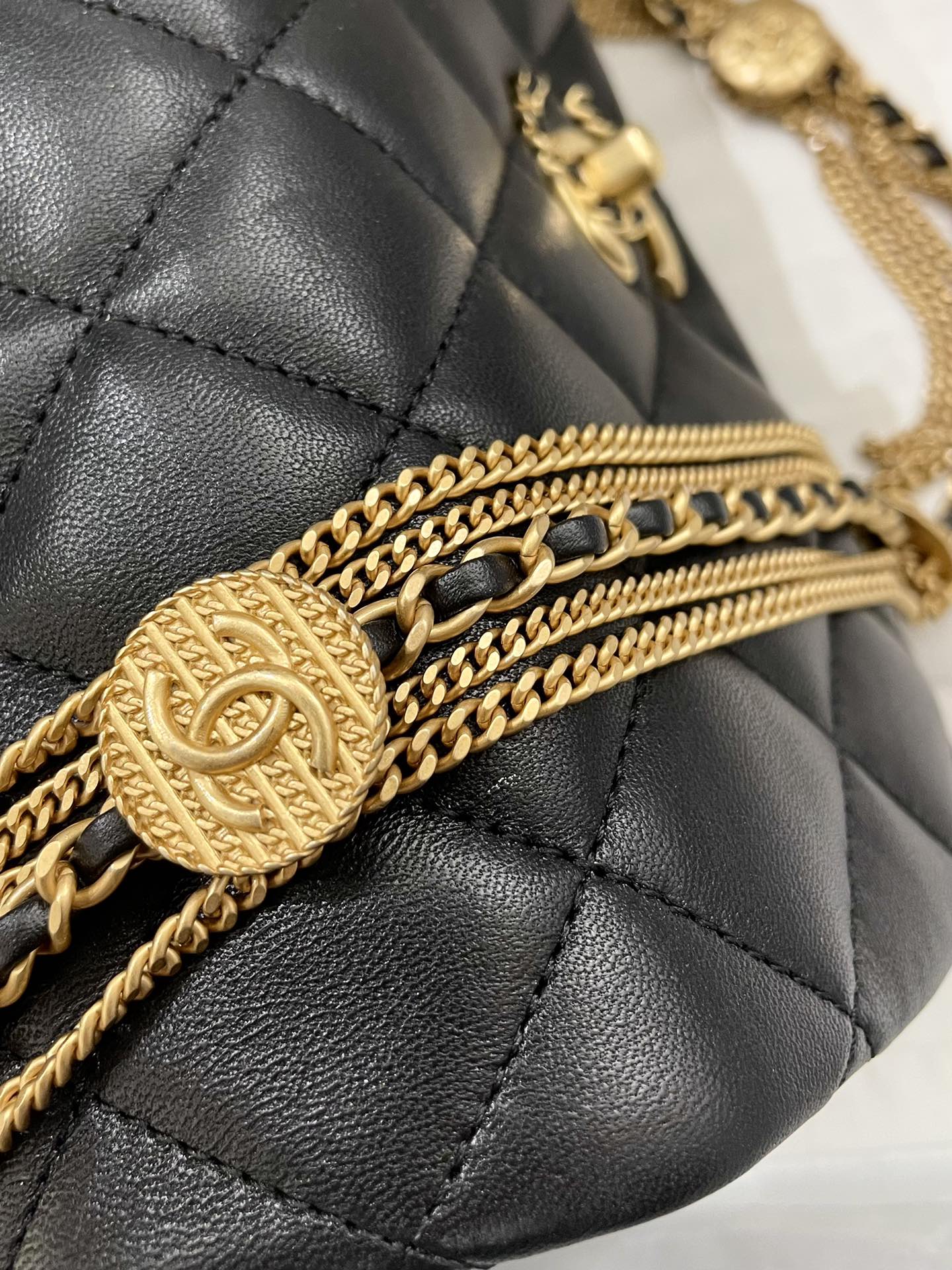 Ch@nel Flap Bag-21.5*14*10CM
