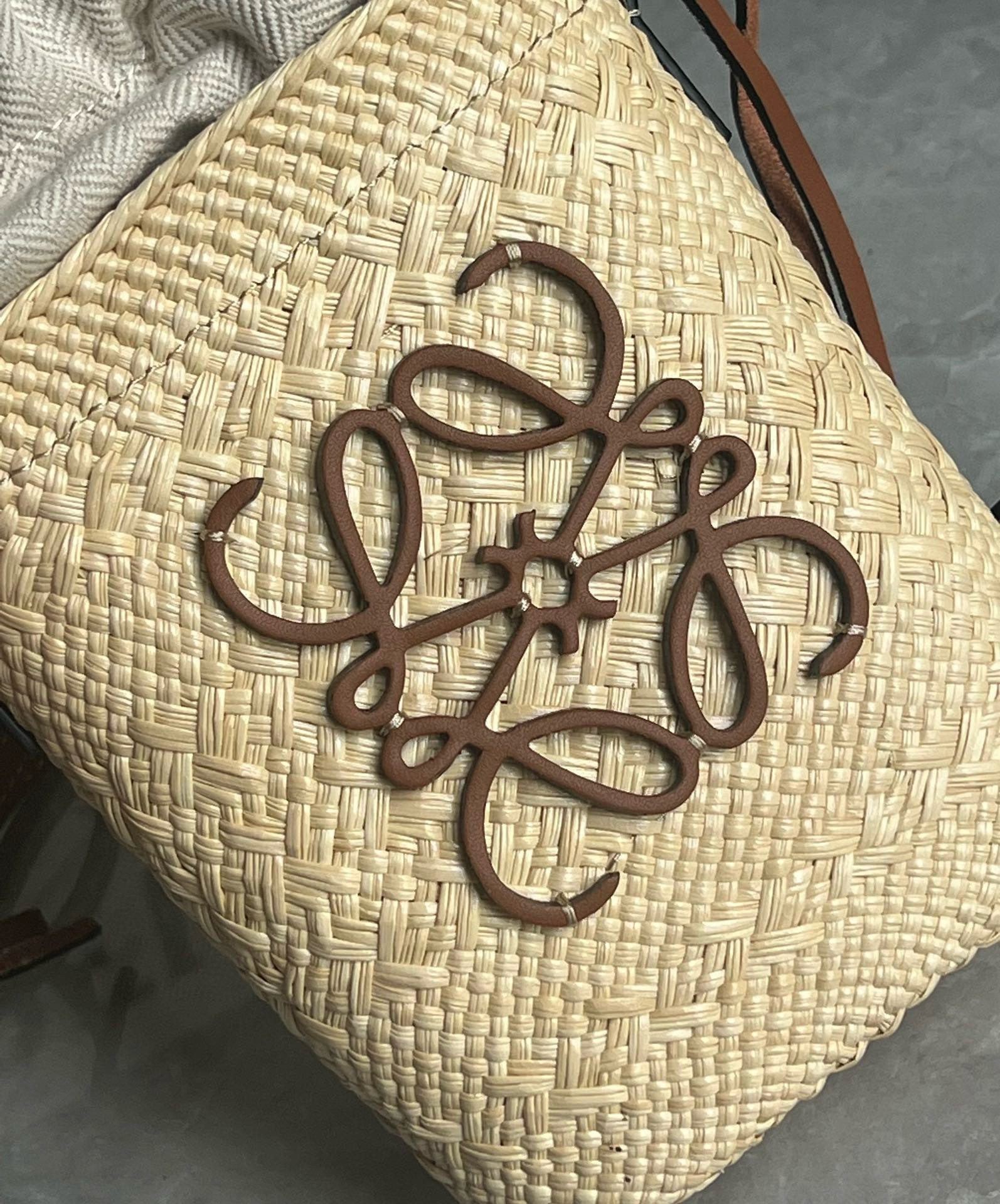 Lowee Anagram Basket Bag-22X14X6CM