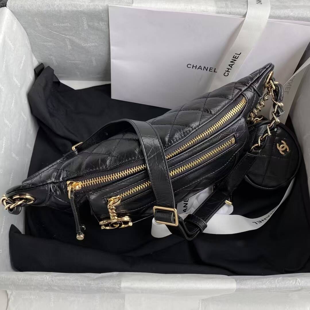 Ch@anel Waist Bag-34*15*6CM