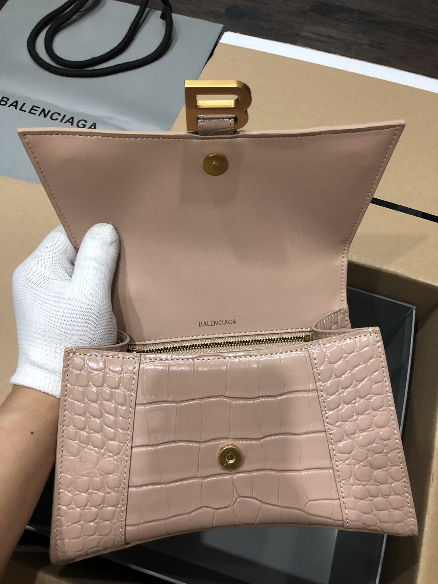 Ba*len*cia*ga hourglass bag-23x10x24cm