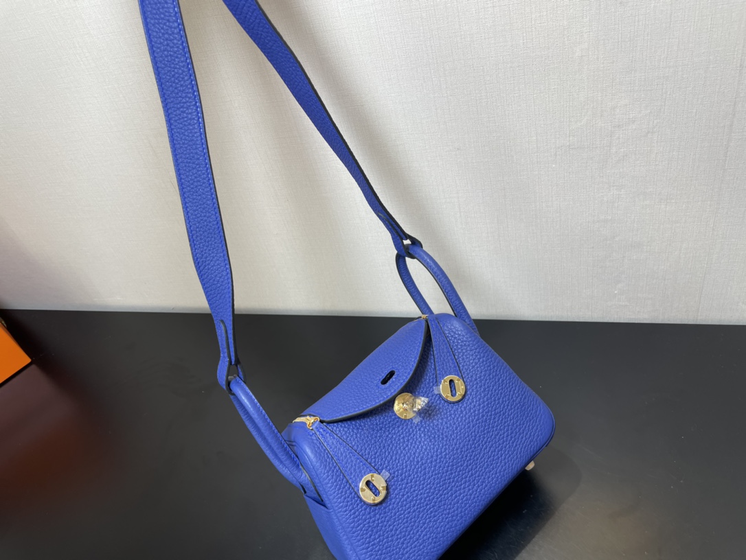 H**mes lindy 19-togo leather-19cm