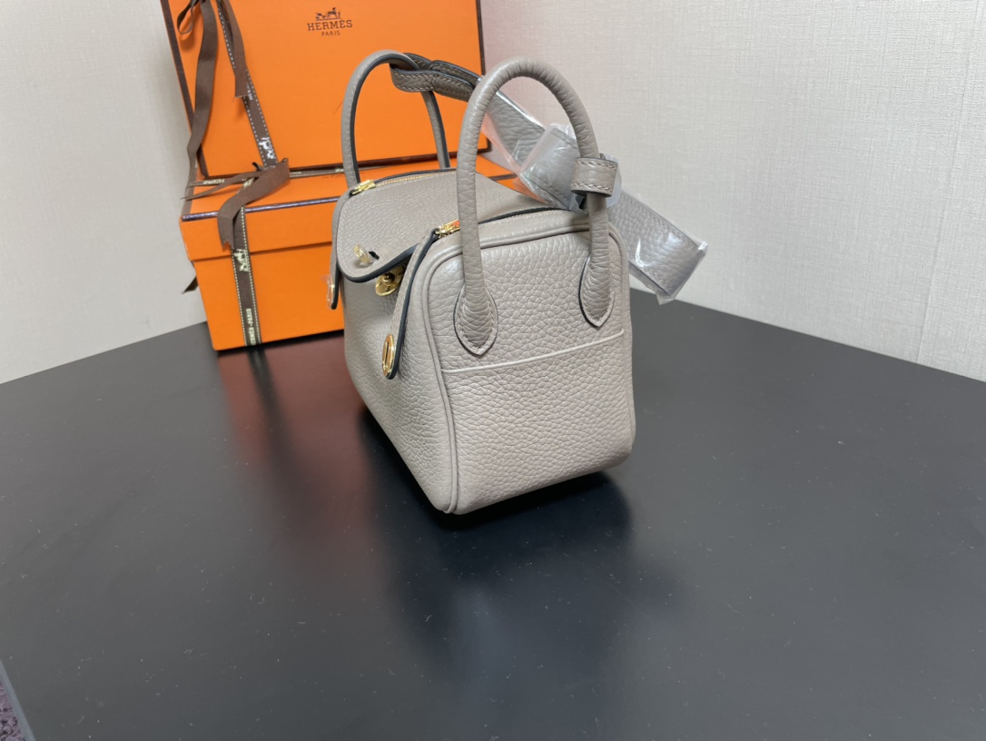 H**mes lindy 19-togo leather-19cm