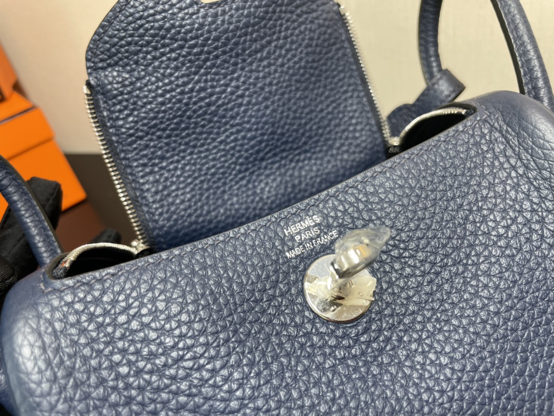H**mes lindy 19-togo leather-19cm