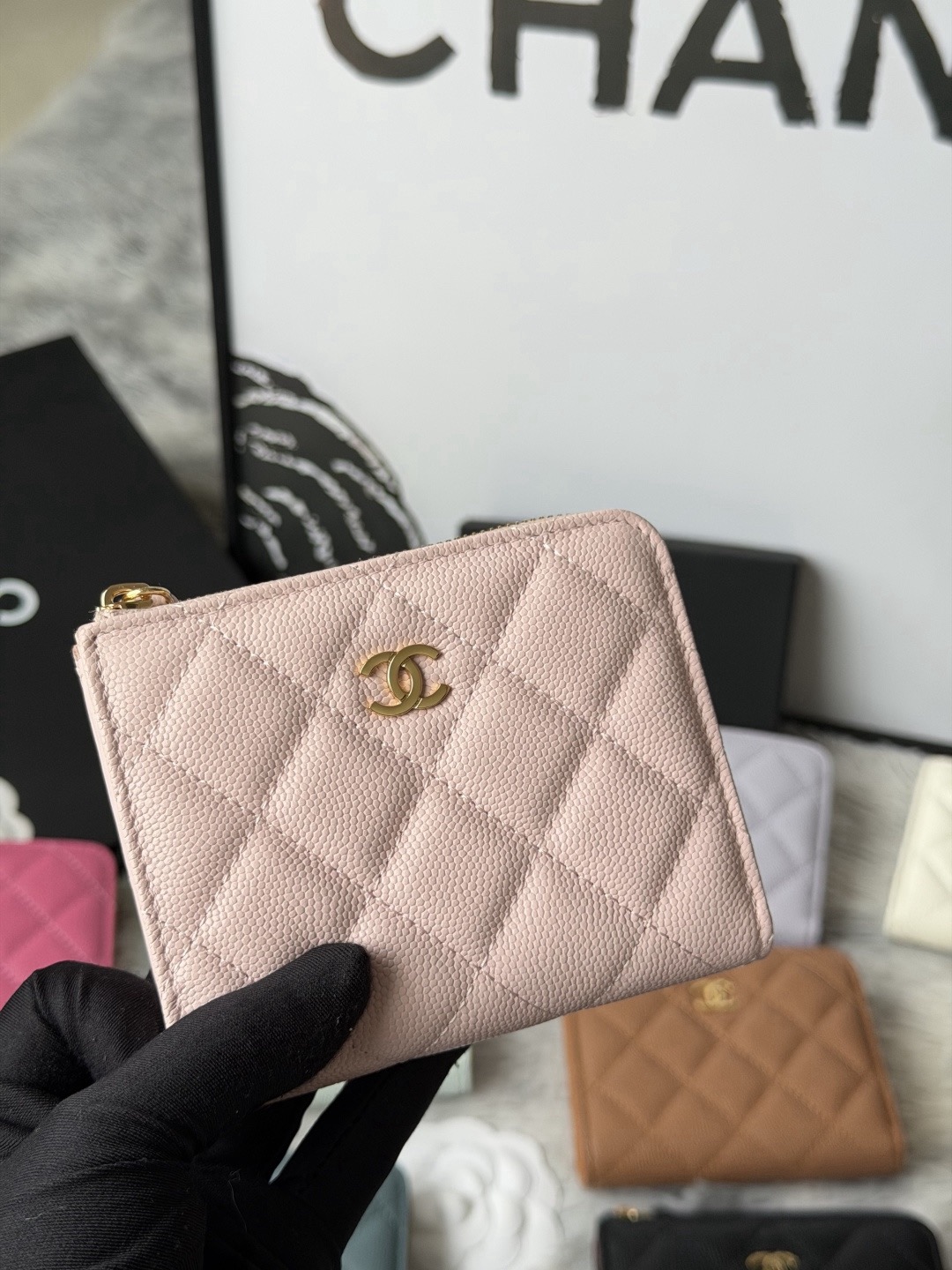 Ch@nel Wallet-11.5×9.2×2CM