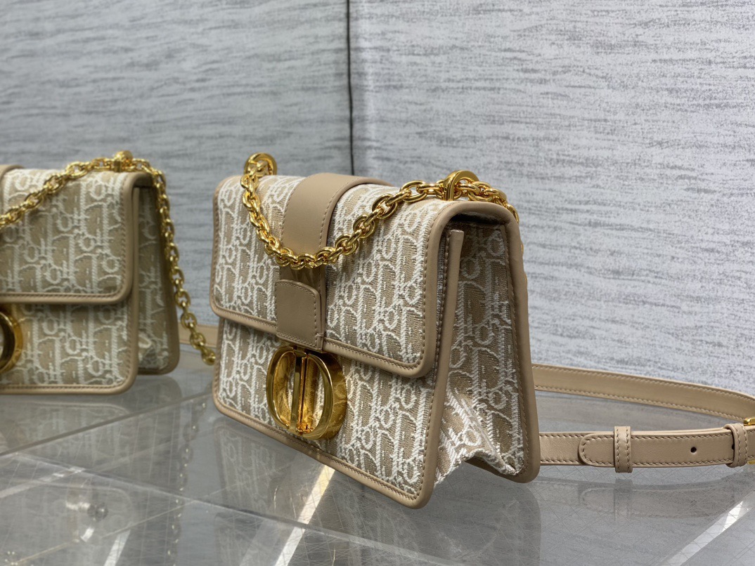 Di0r Montaigne Bag-25*16.5*8CM