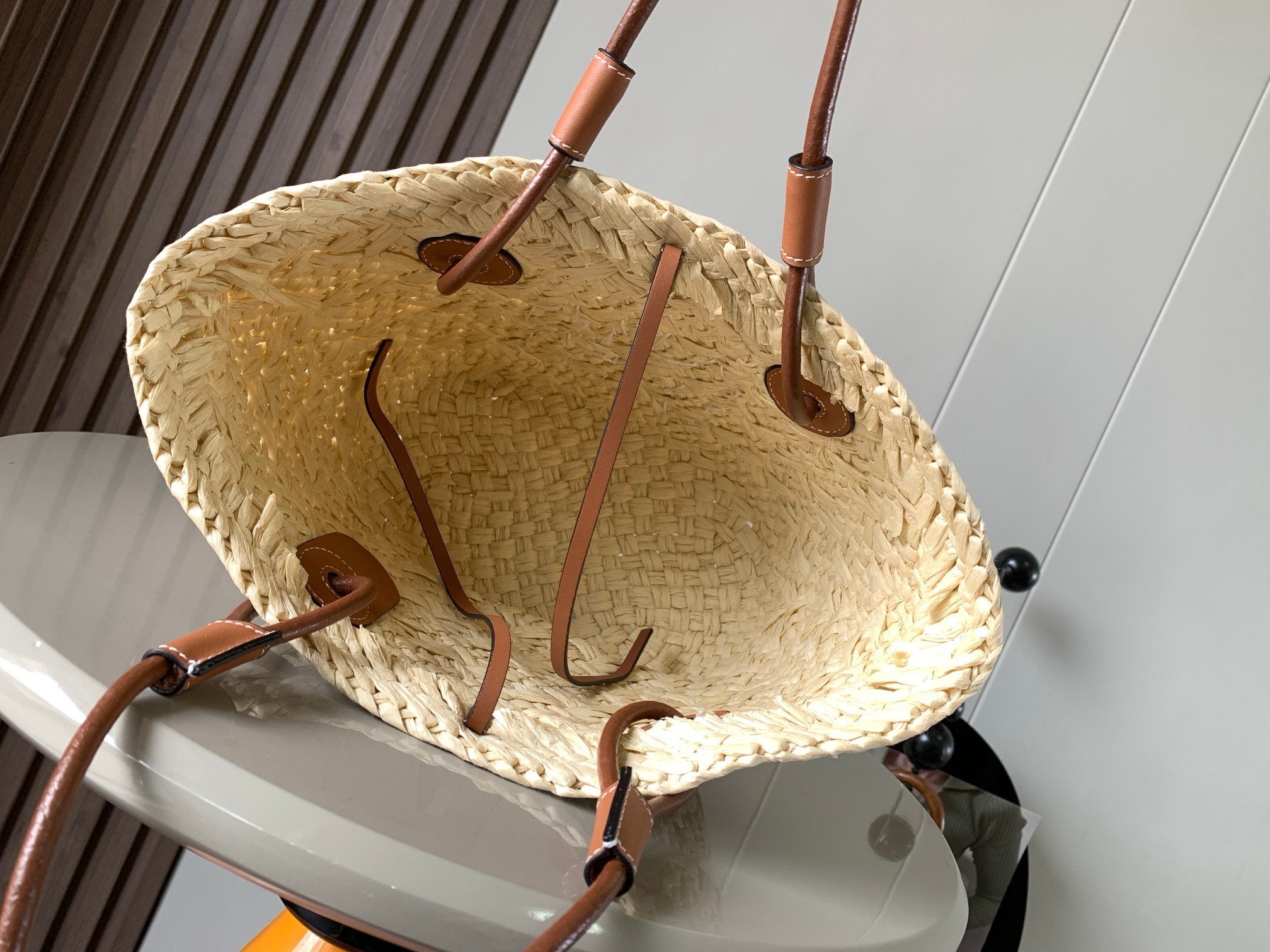 L0ew* anagram basket tote-34*16.5*13cm