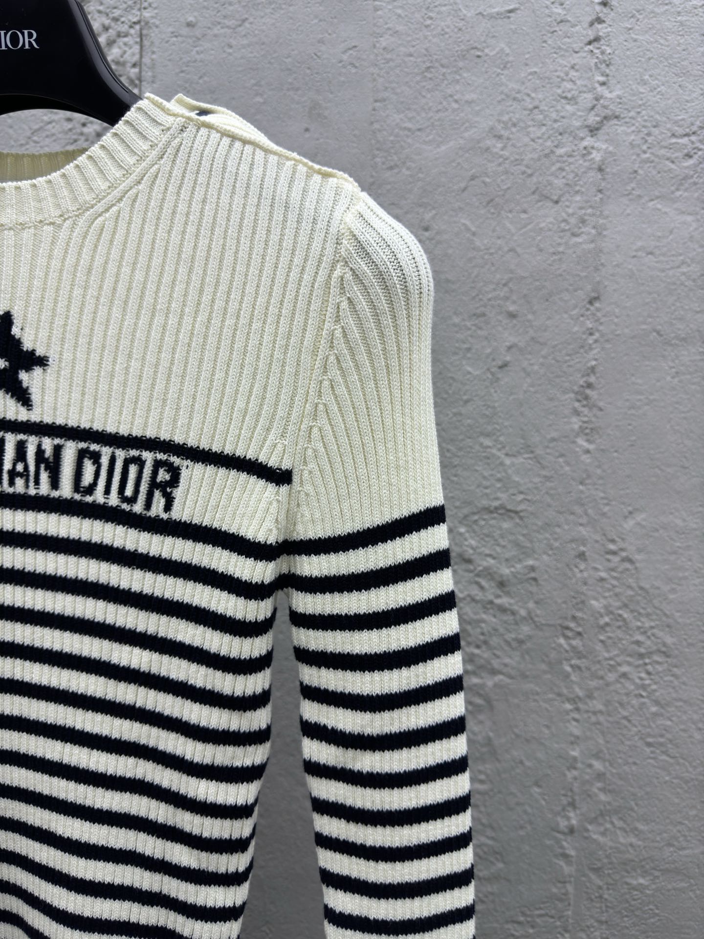 cd 23fw lucky star knitted botT0m shirt