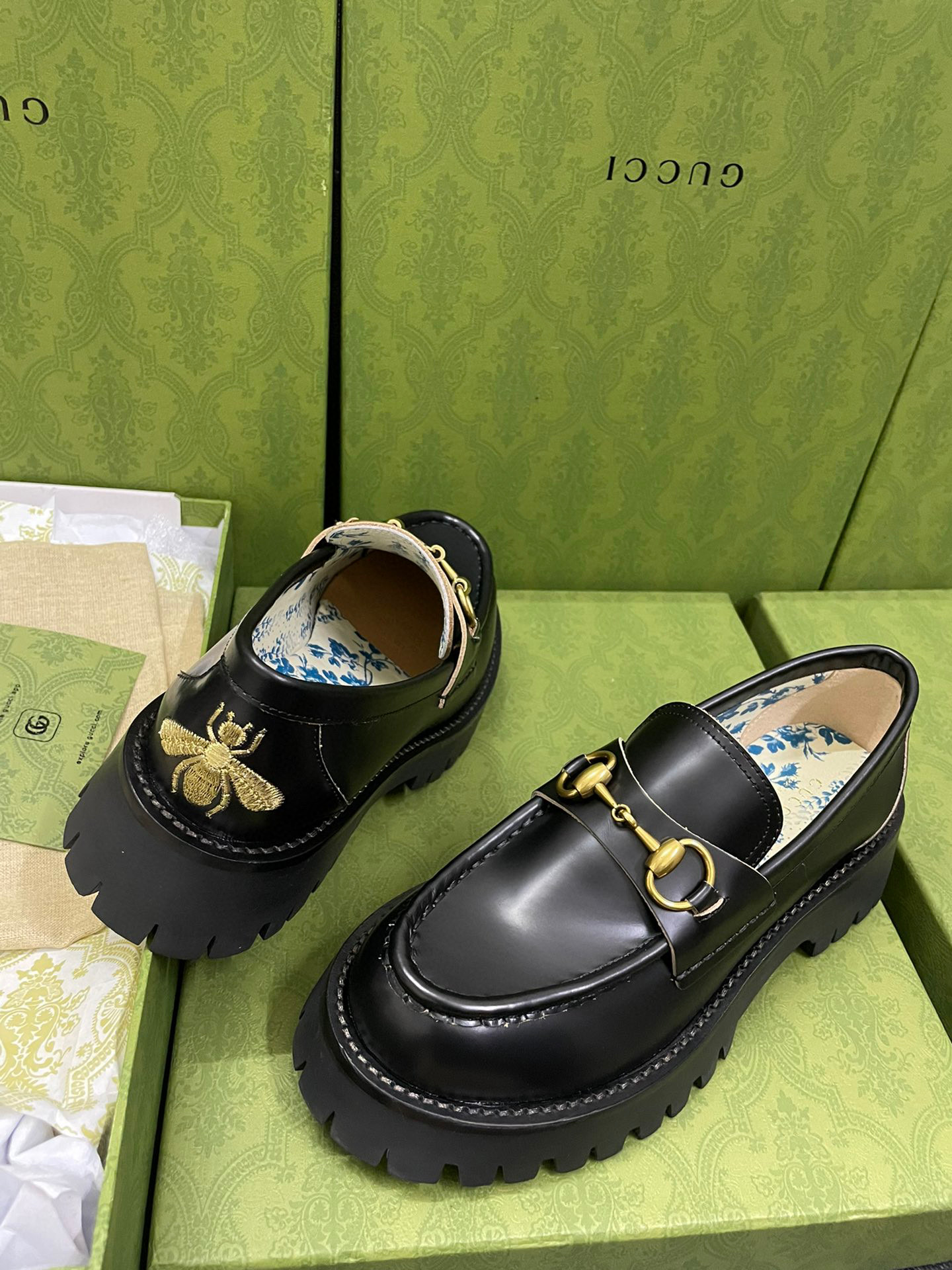 G*u*i loafers-4.5cm