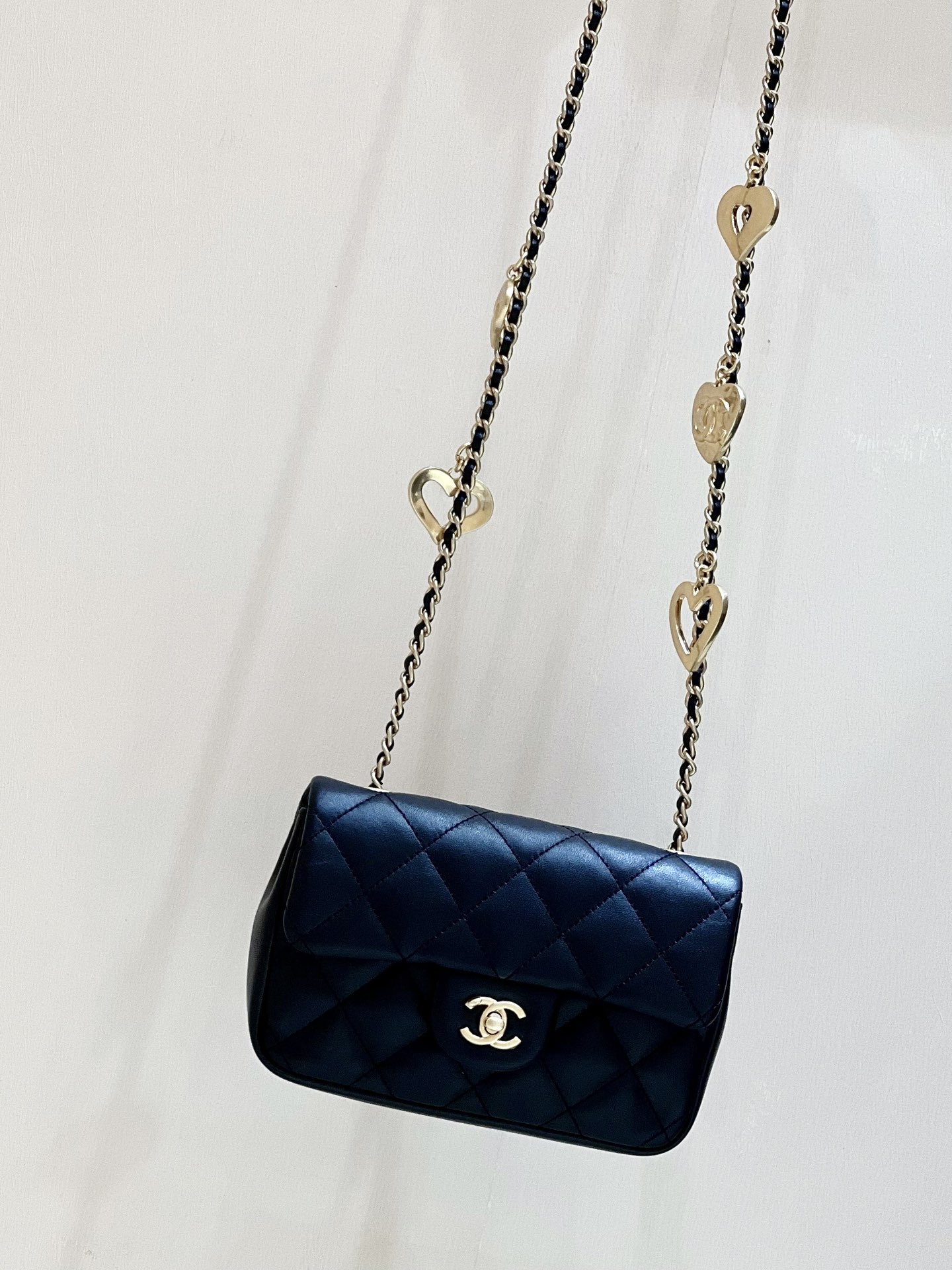Ch@nel Flap Bag-12*19*7CM