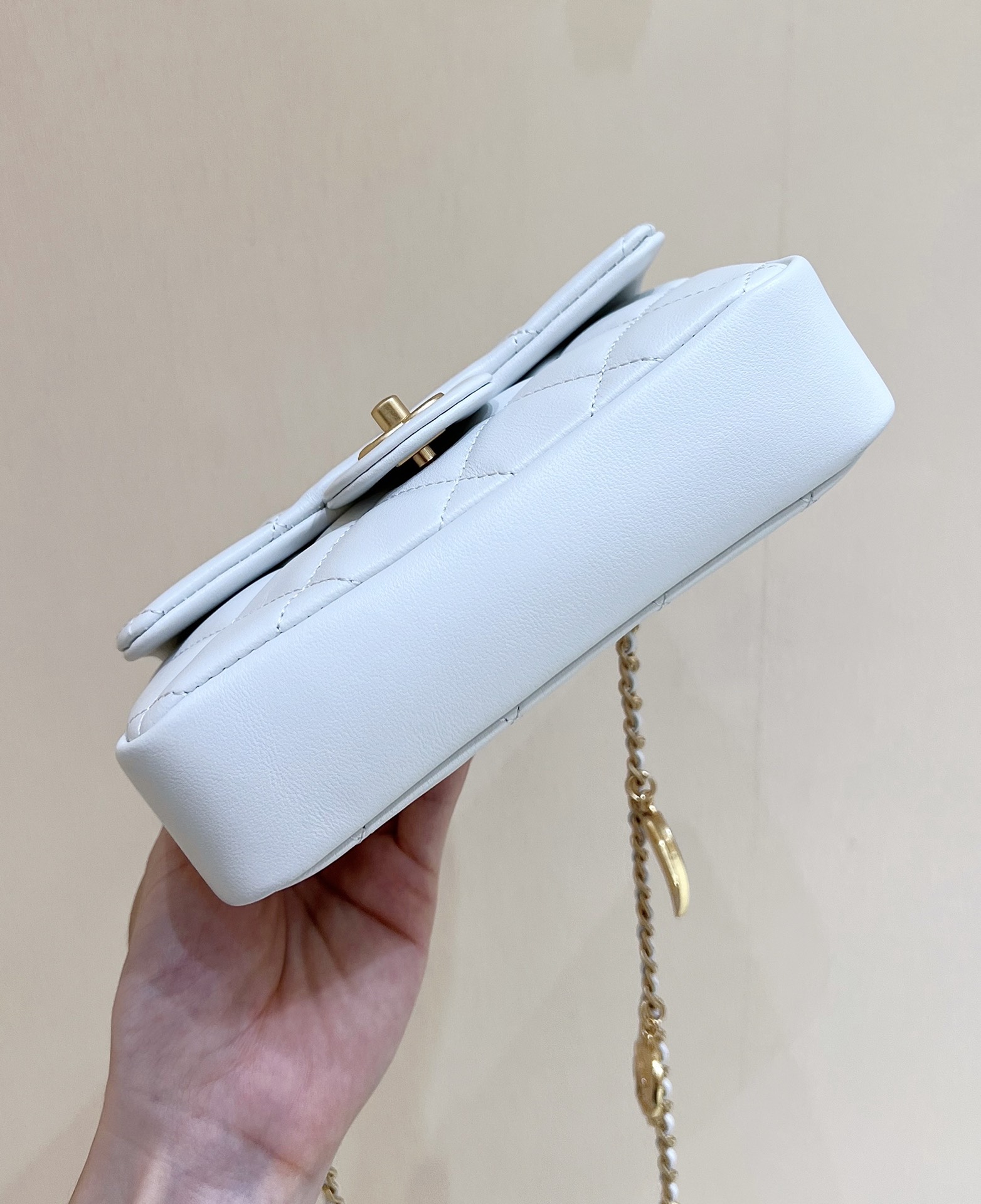 Ch@nel Flap Bag-12*19*7CM