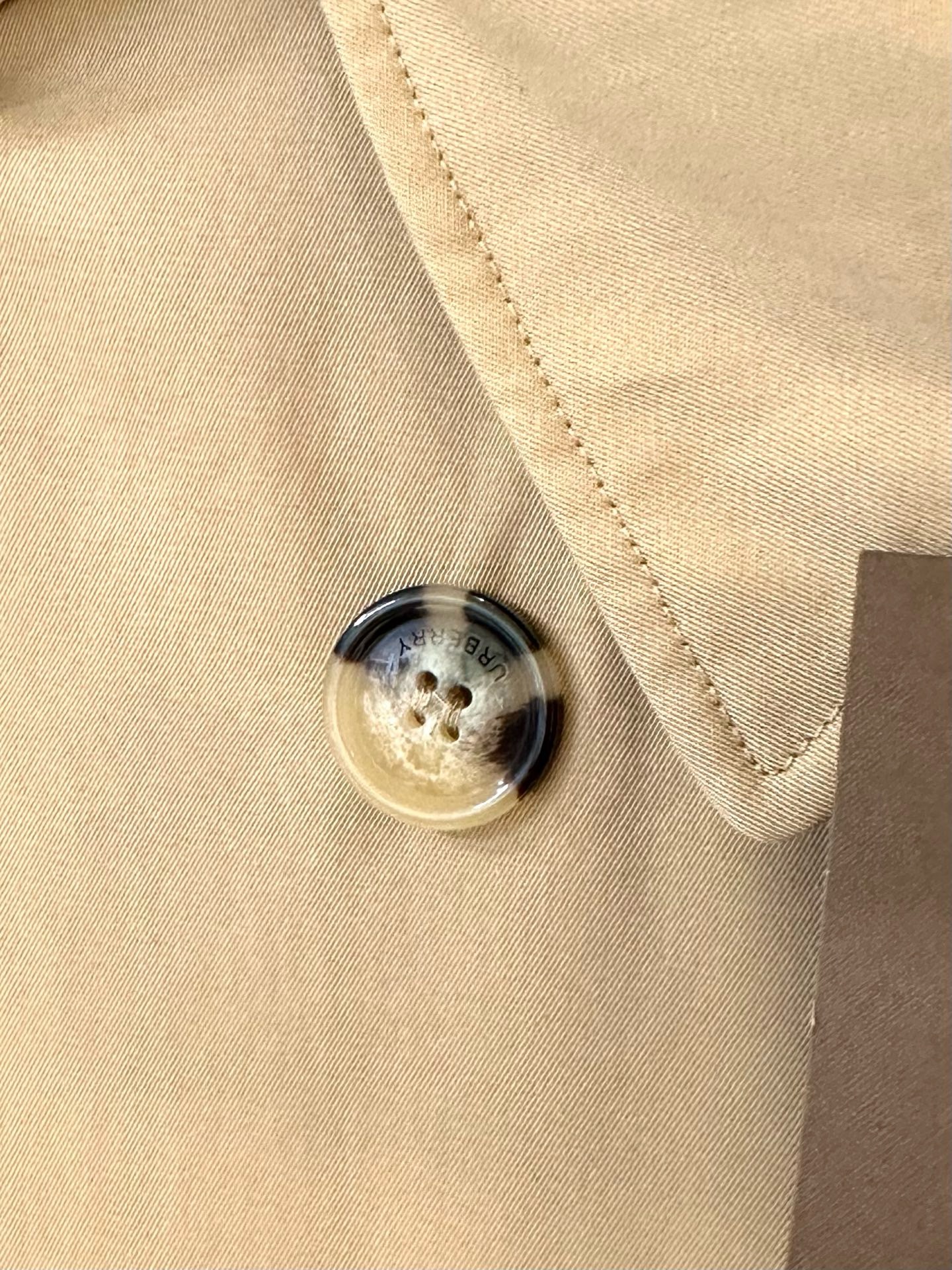Bv*b*rry Long Silk Cotton Foxfield Trench Coat