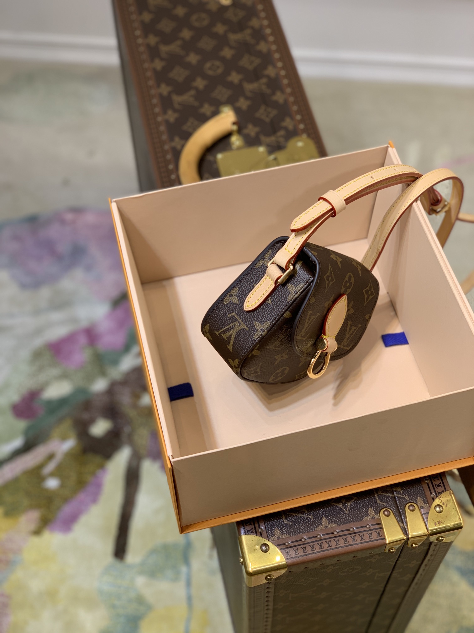 l0*is V*t0n vintage saint cloud handbags -m51245-13*6*11cm